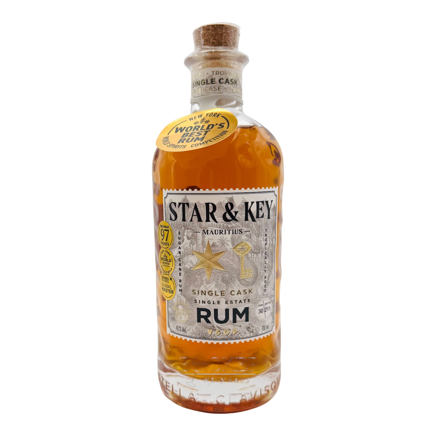 Star and Key Mauritius Single Cask Rum V.S.O.P. 0,7 l