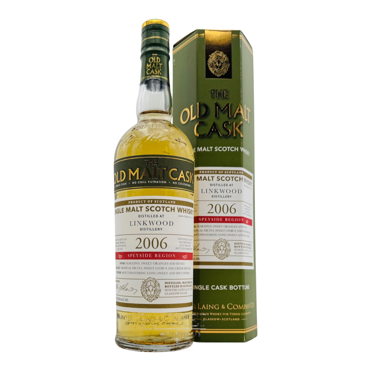 Hunter Laing Linkwood 2006 one of 313 Bottles Whisky 50% 0,70 l