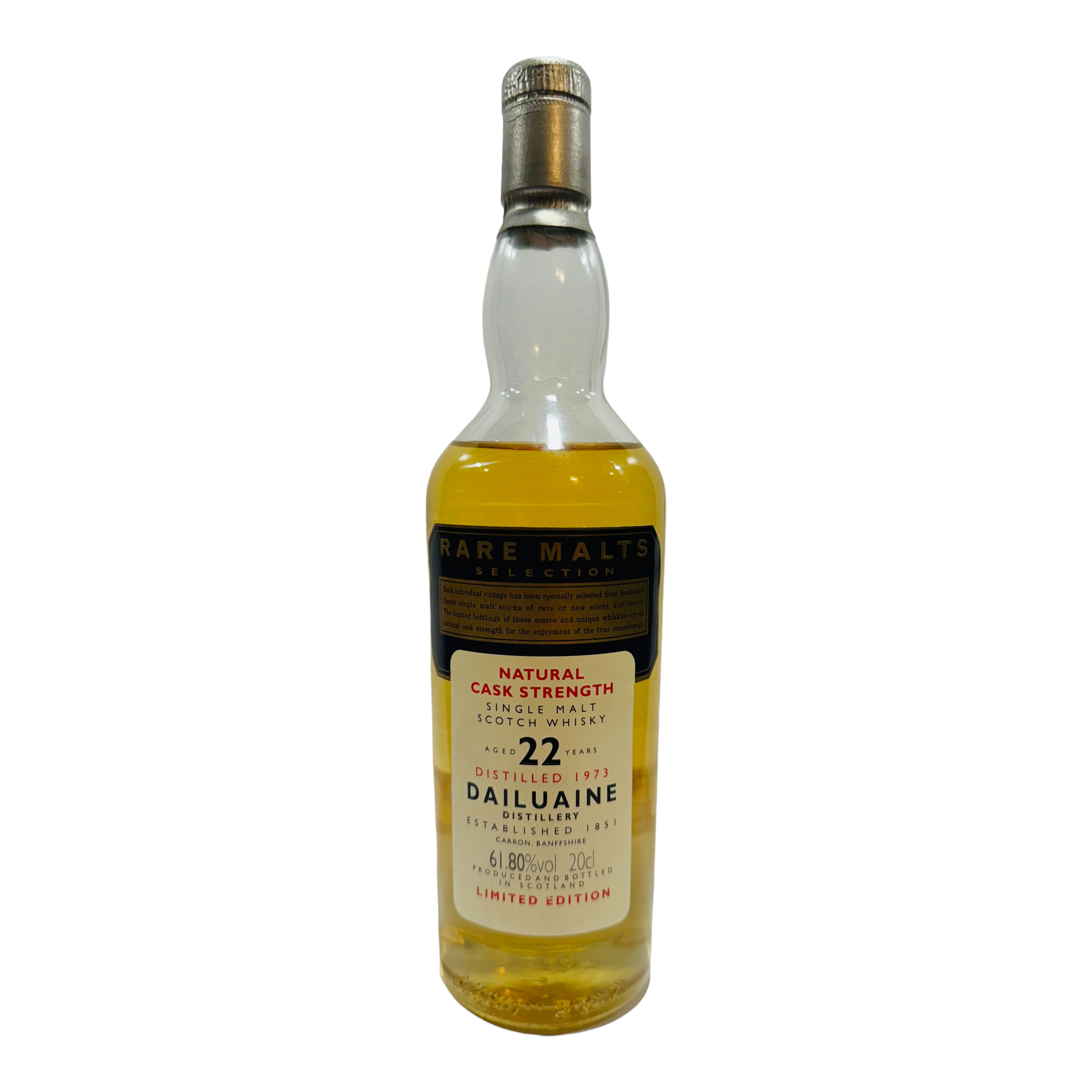 Dailuaine 1973 22 years Rare Malts Natural Cask Strength 61,8 % 0,2 l