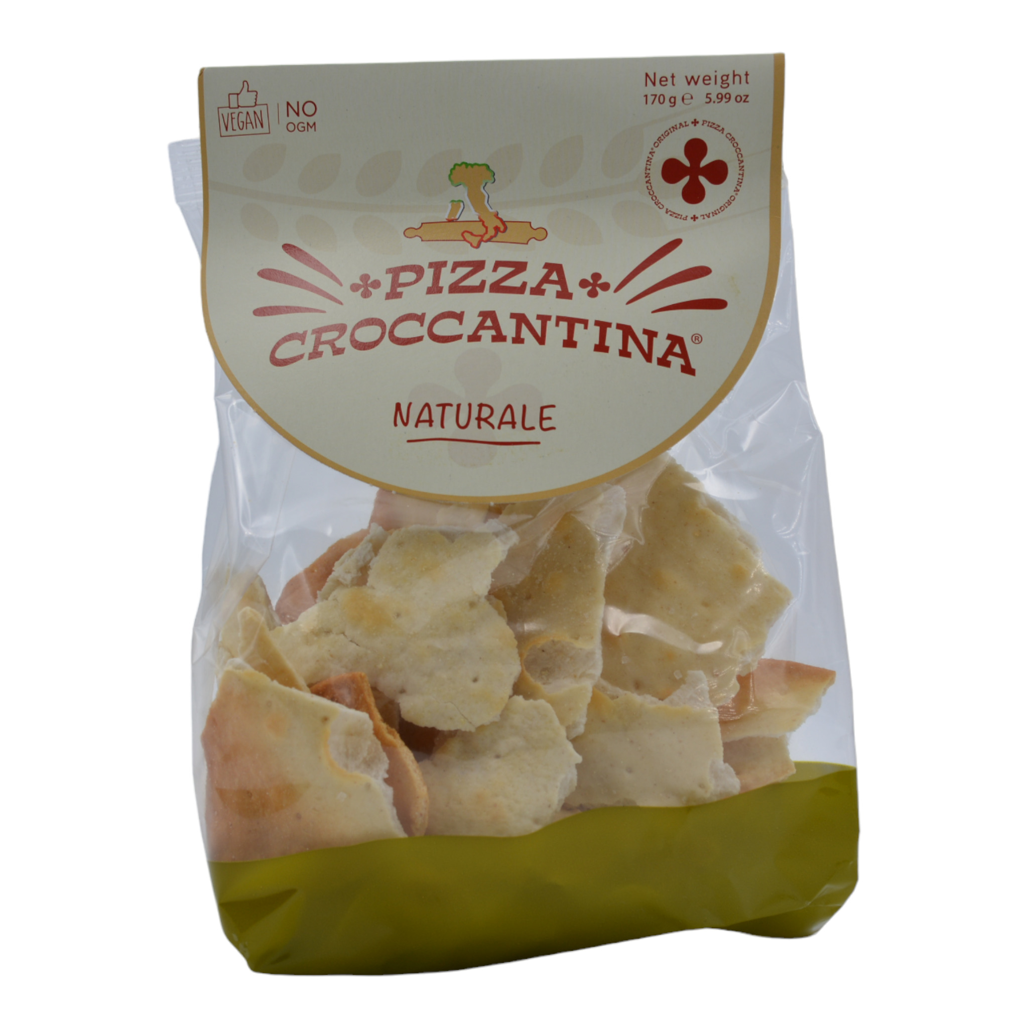 Pizza Croccantina Naturale Knusprige Pizzastücke