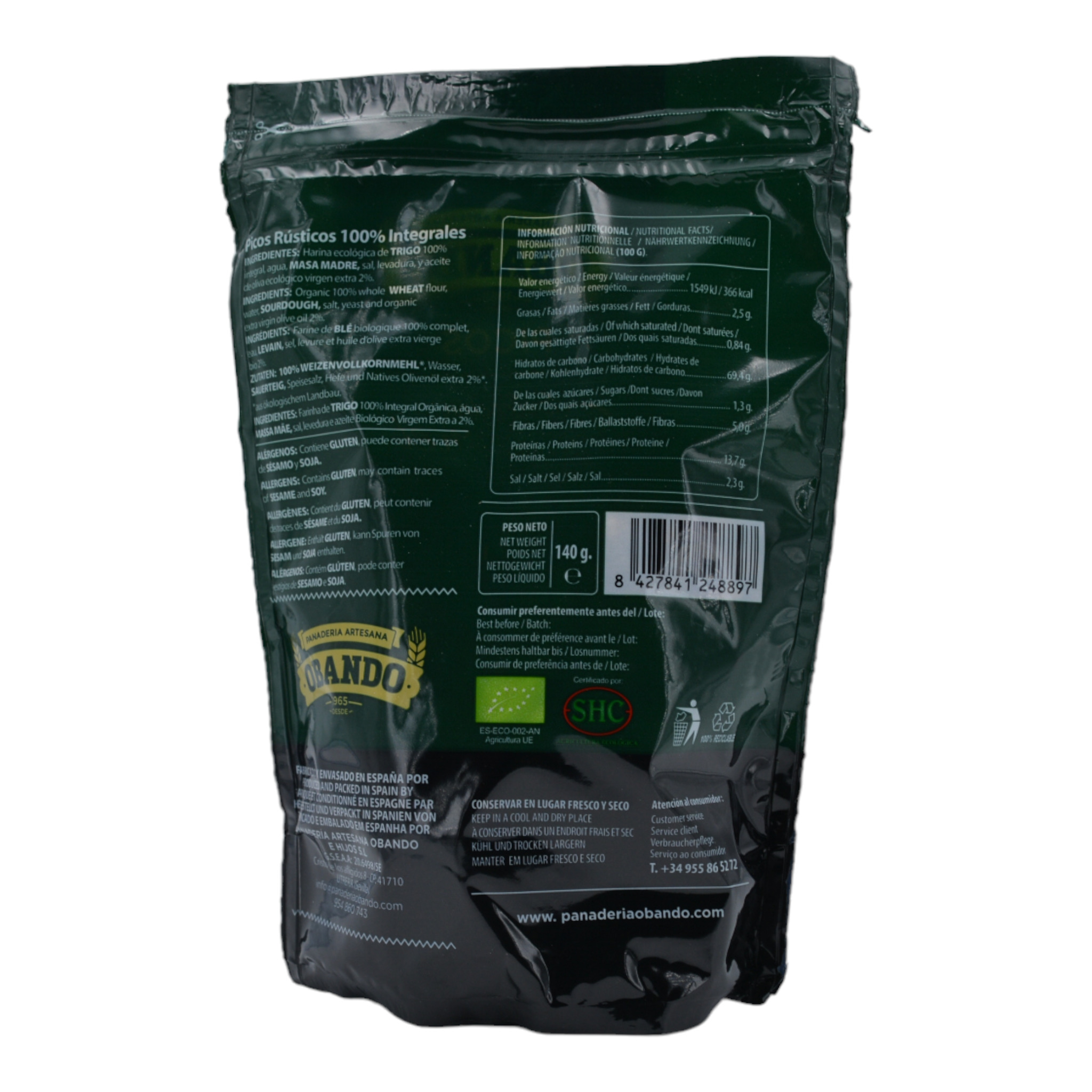 Obando Seleccion Gourmet Picos Rusticos