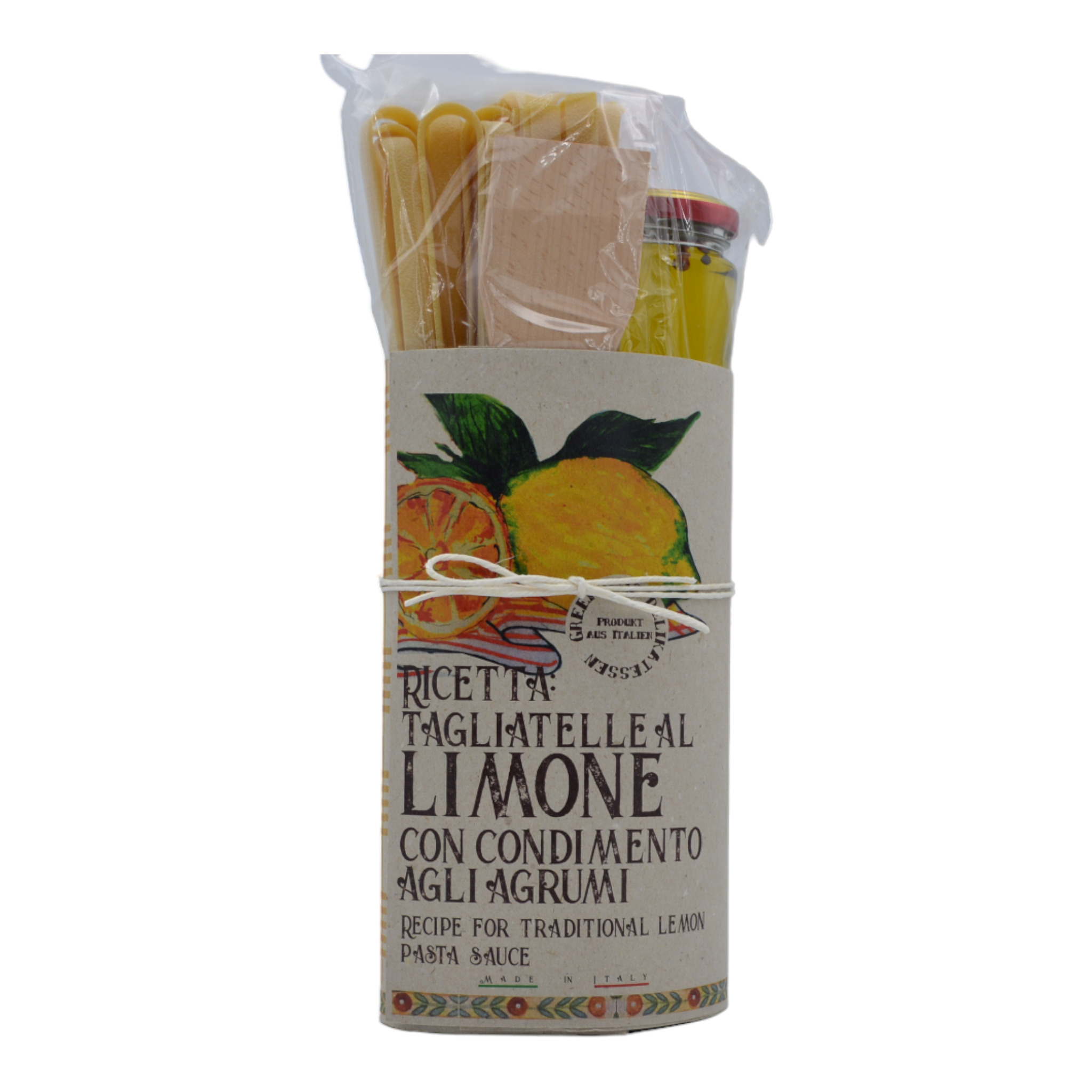 8033675543505 - Greenomic Delikatessen Ricetta Tagliatelle al Limone con Condimento agli Agrumi Set f