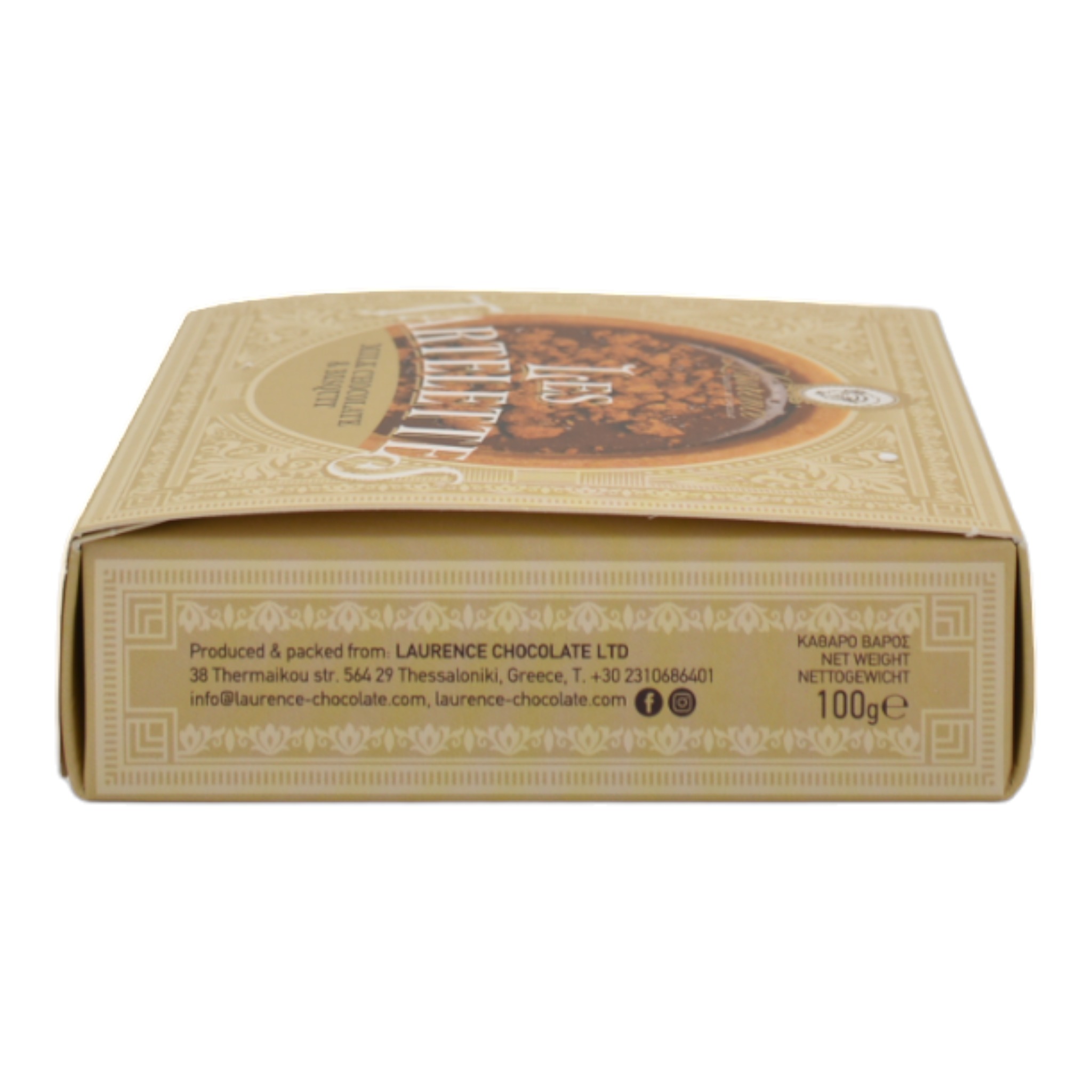 Laurence Chocolate Les Tartelettes Milk Chocolate en Bisquit