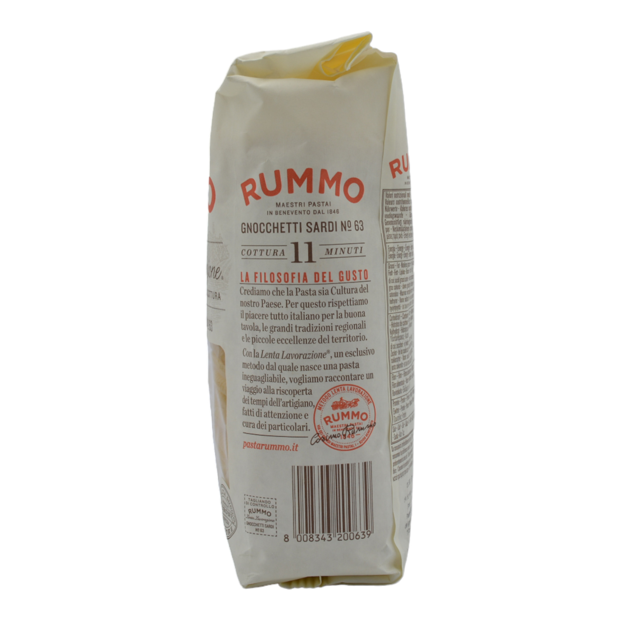 Rummo Gnocchetti Sardi No 63