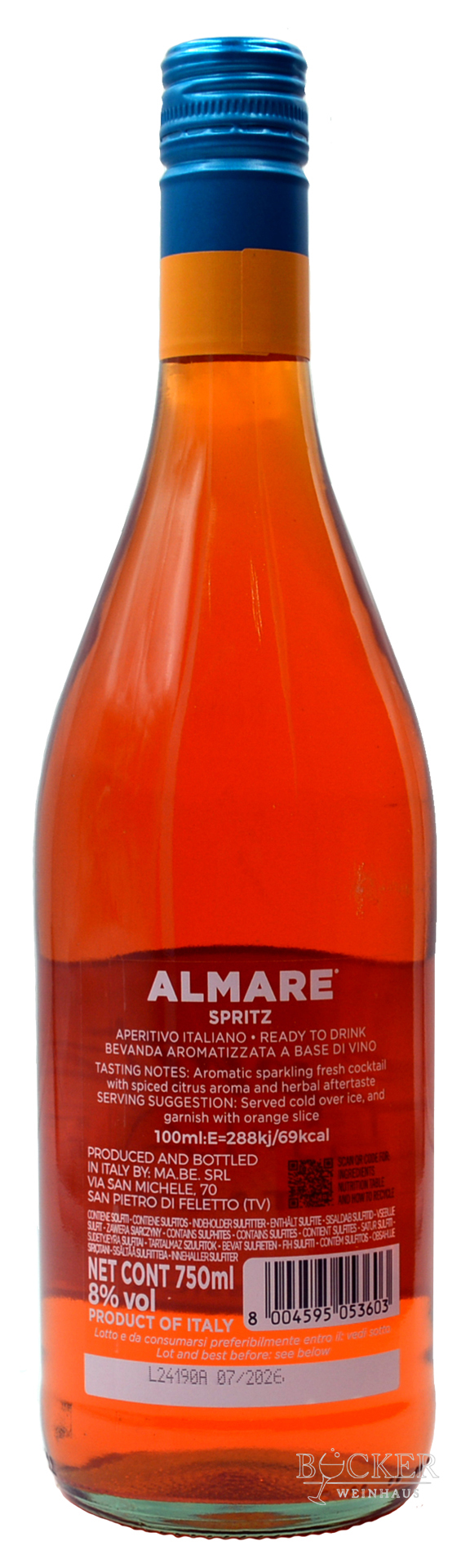 Almare Classico Spritz Aperitivo 0,750 l
