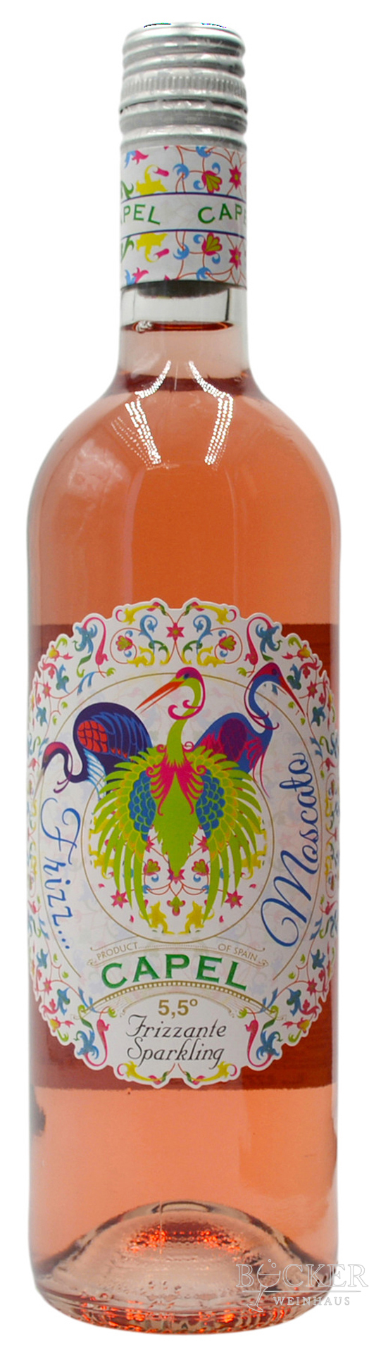 CAPEL Moscato ROSATO Frizzante 5,5% vol. 0,750 l
