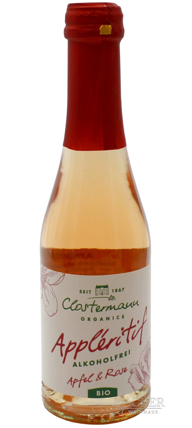 Clostermann Appléritif Apfel & Rose feinherb alkoholfrei 0,20 l