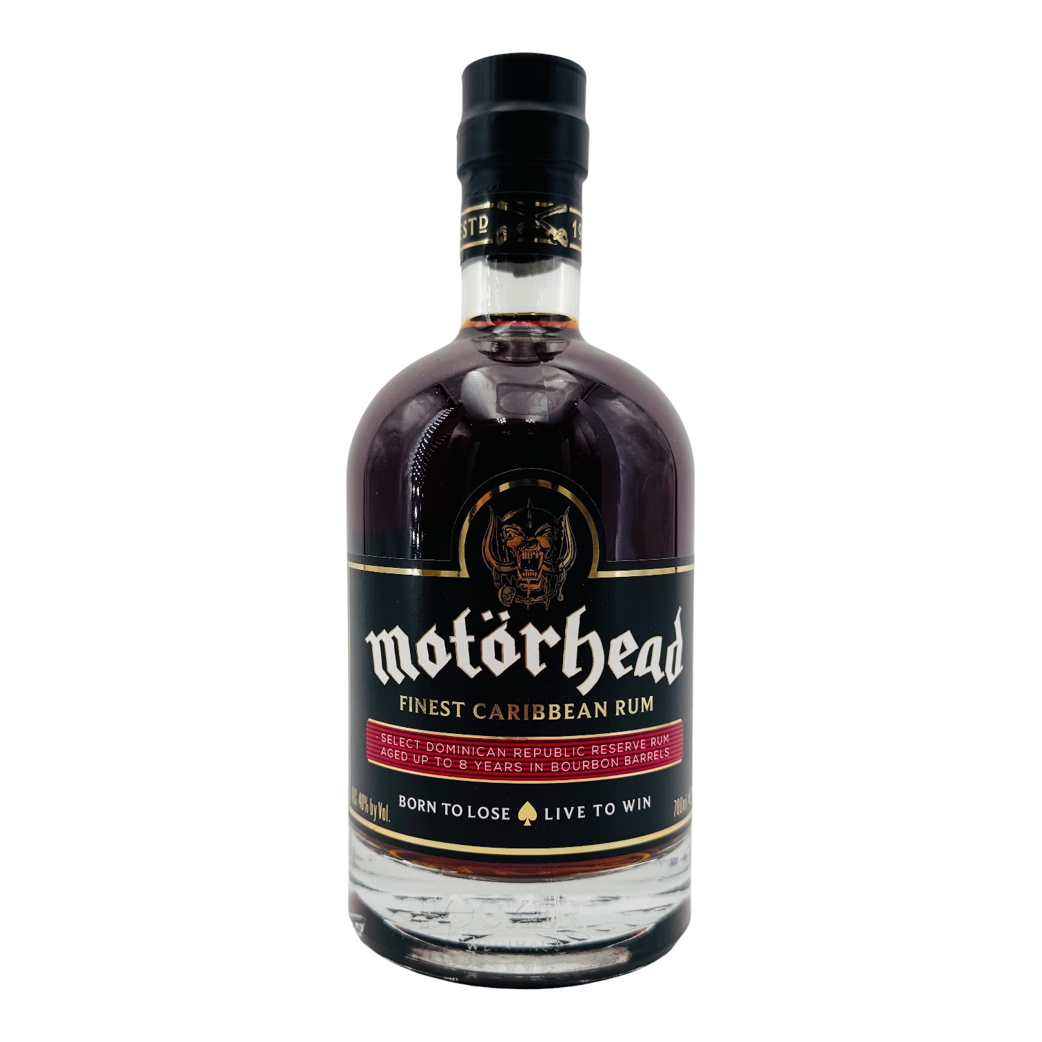 Motörhead Finest Caribbean Rum 40% 0,70 l