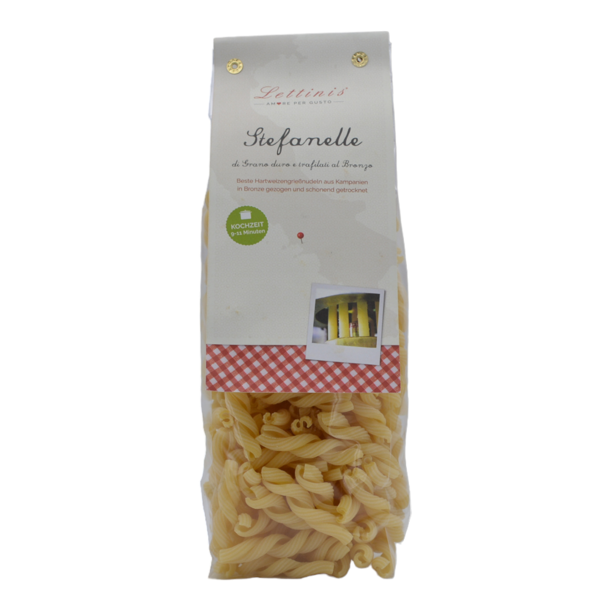 Lettinis Stefanelle Hartweizengrießnudeln aus Apulien