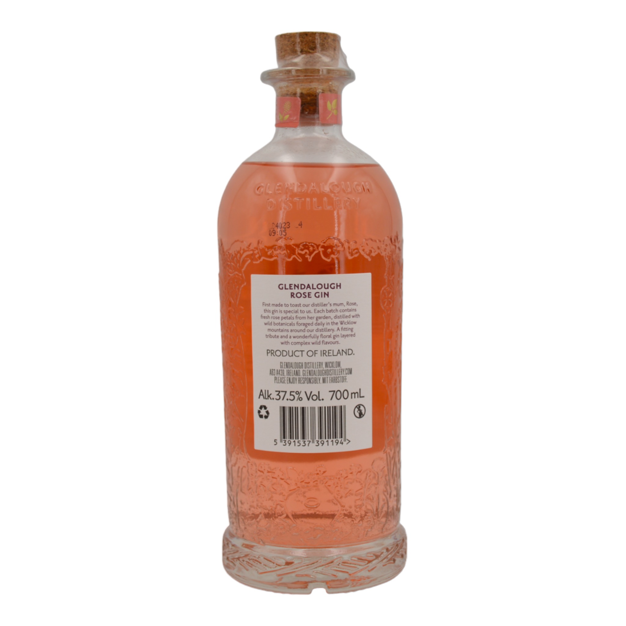 5391537391194Glendalough Rose Gin from Ireland b - Weinhaus-Buecker