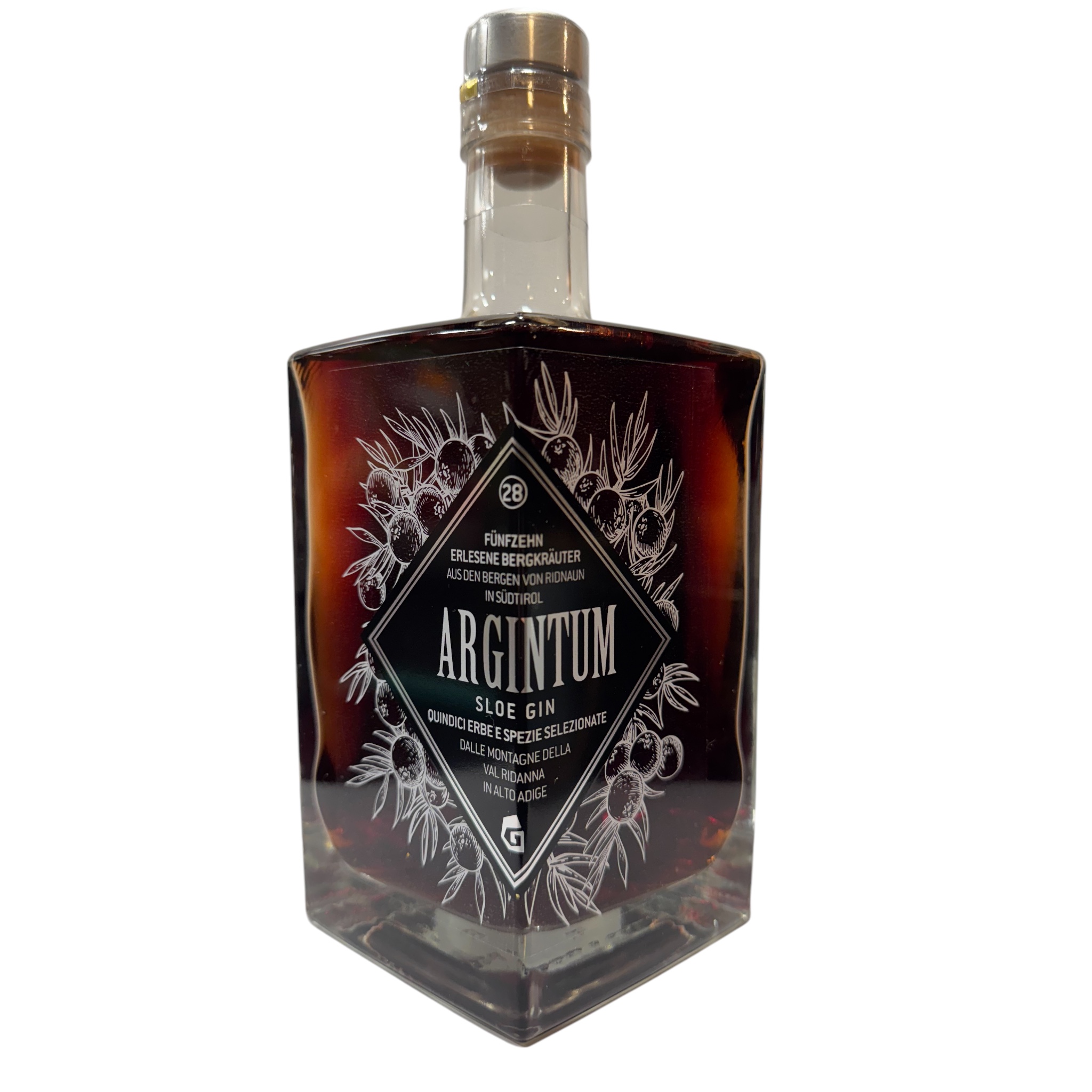 ArGINtum Sloe Gin Südtirol Alto Adige 28%vol. 0,5 l