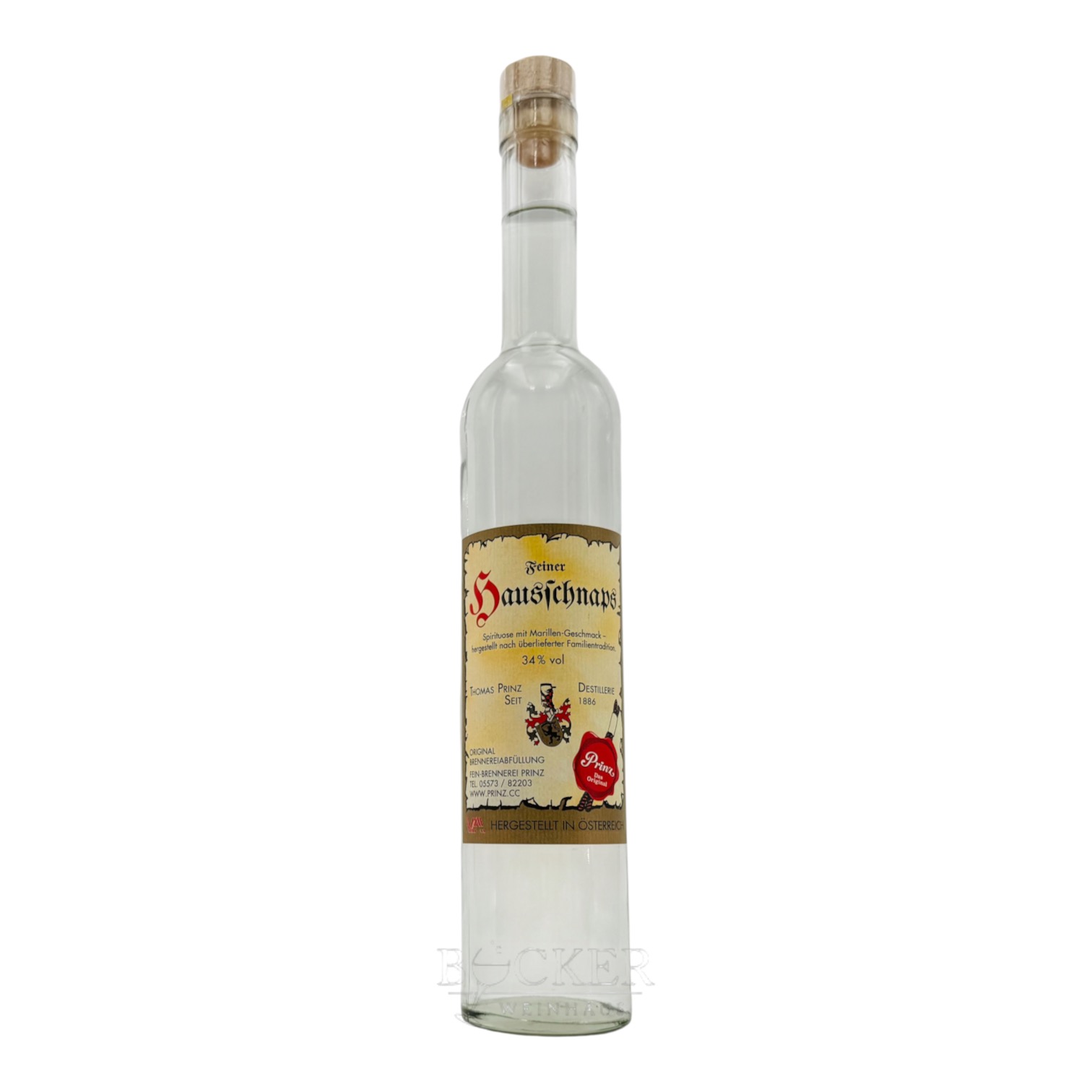 Feiner Hausschnaps 0,5 l Prinz
