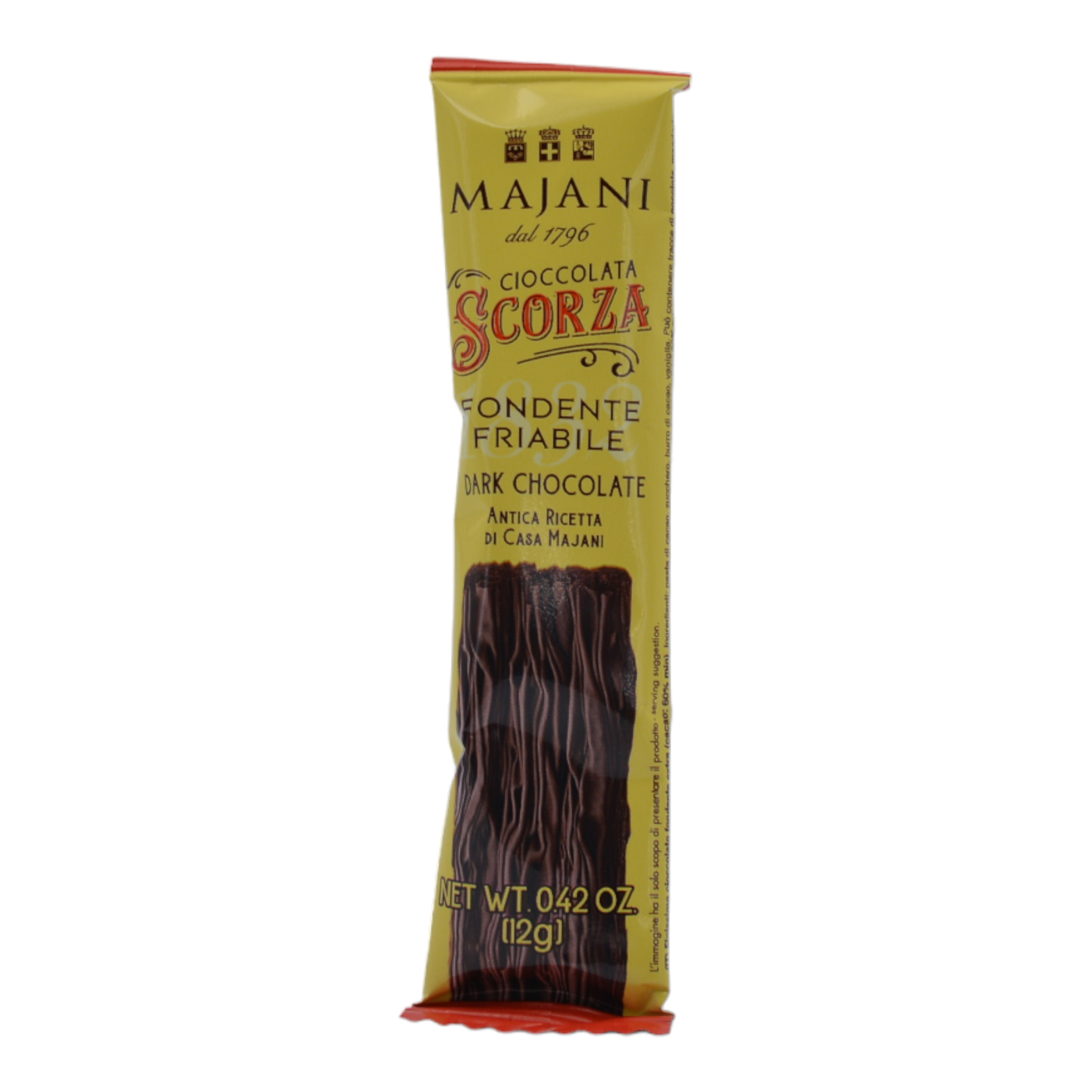 Majani Scorza Fondente Friabile Borkenschokolade 60%