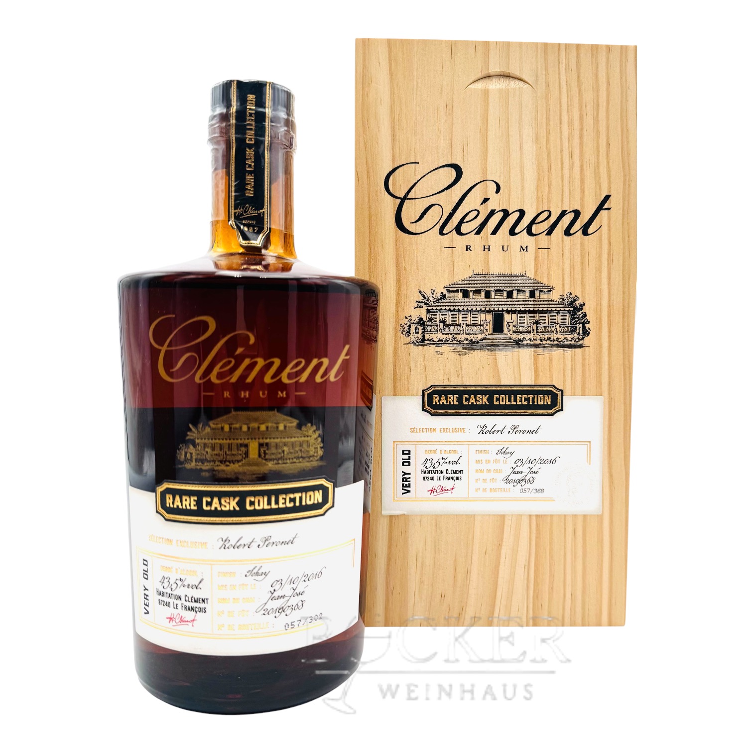 Clement Rhum Rare Cask Collection 0,5 l 43,5% vol.