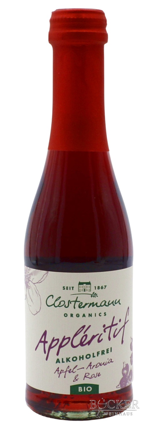 Clostermann Appléritif Apfel-Aronia & Rose feinherb alkoholfrei 0,20 l