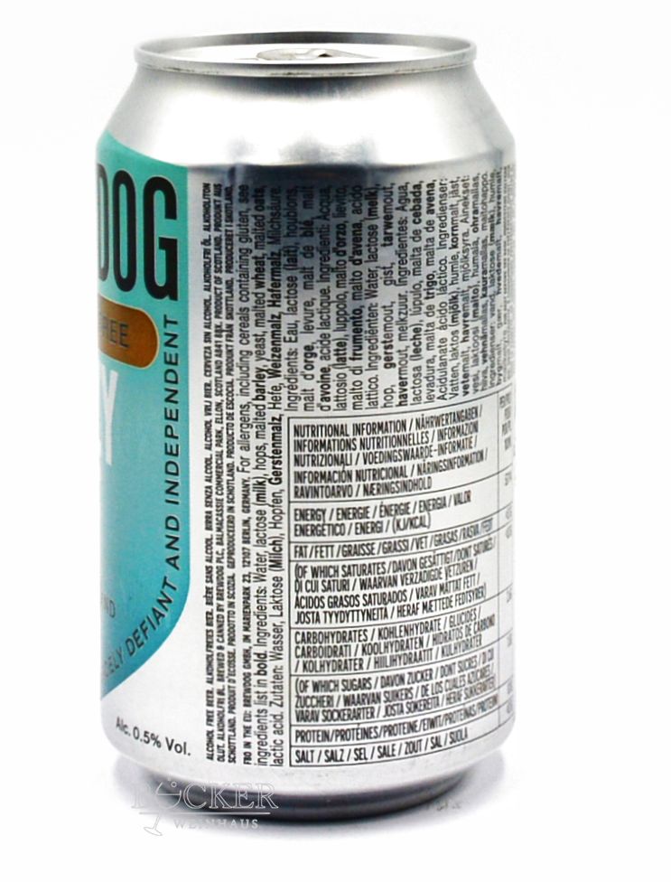 Brewdog Hazy Af IPA alkoholfrei Dose 0,33 l zzgl. 0,25€ Pfand