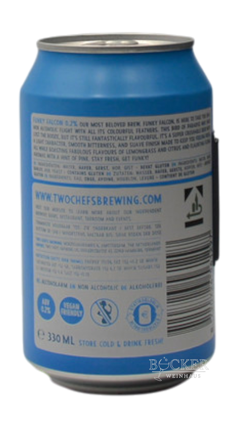 Two Chefs Brewing Bon Chef ALKOHOLFREI Pale Ale  0,33 l 0,5 % vol.  zzgl. 0,25 € Pfand
