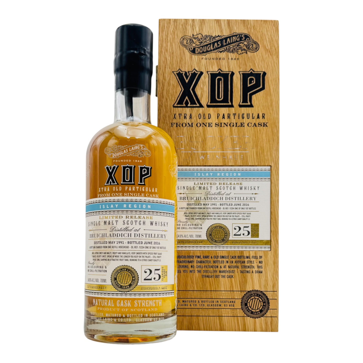 Bruichladdich 25 years 1991-2016 XOP 54,6%vol. Limited