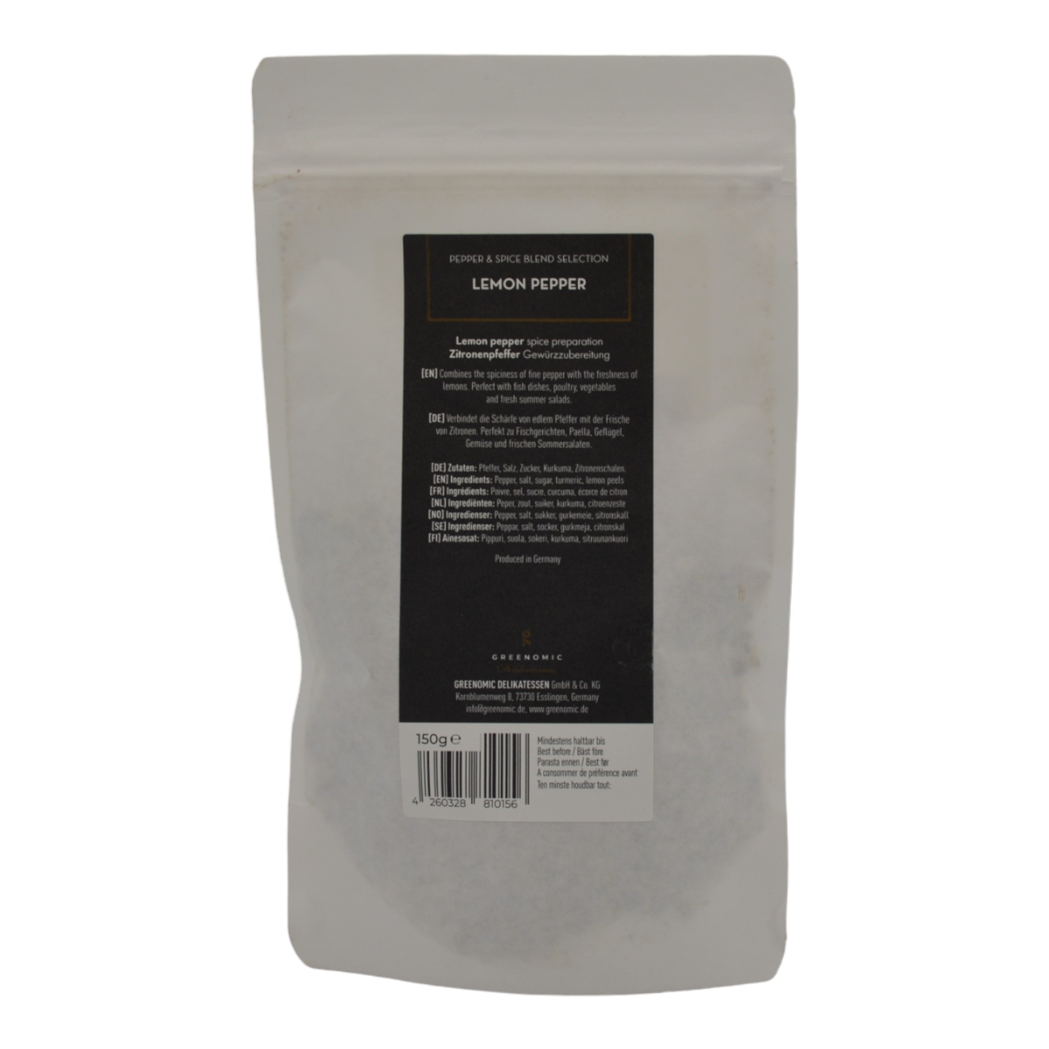 Greenomic Delikatessen Lemon Pepper Spice Selection