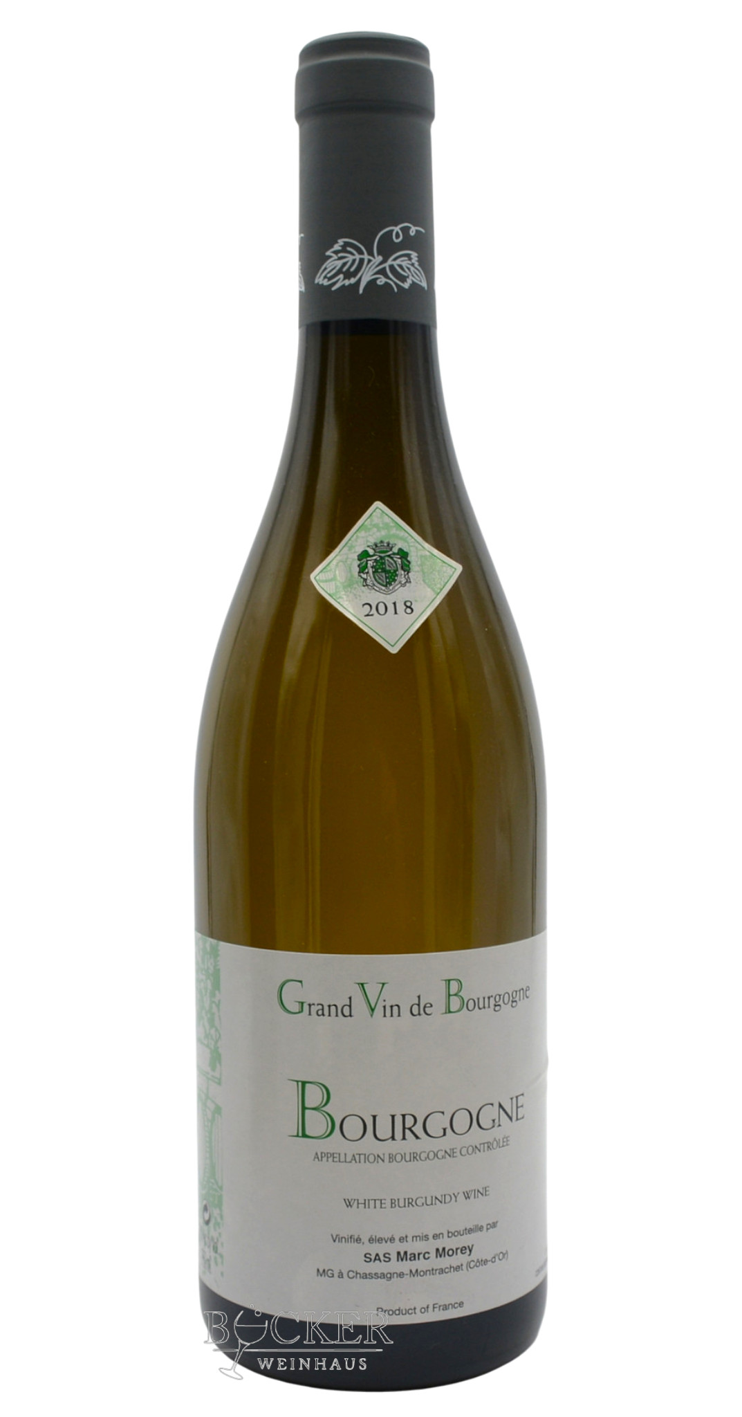 Marc Morey Grand Vin de Bourgogne White Burgundy Wine 2021 0,750 l