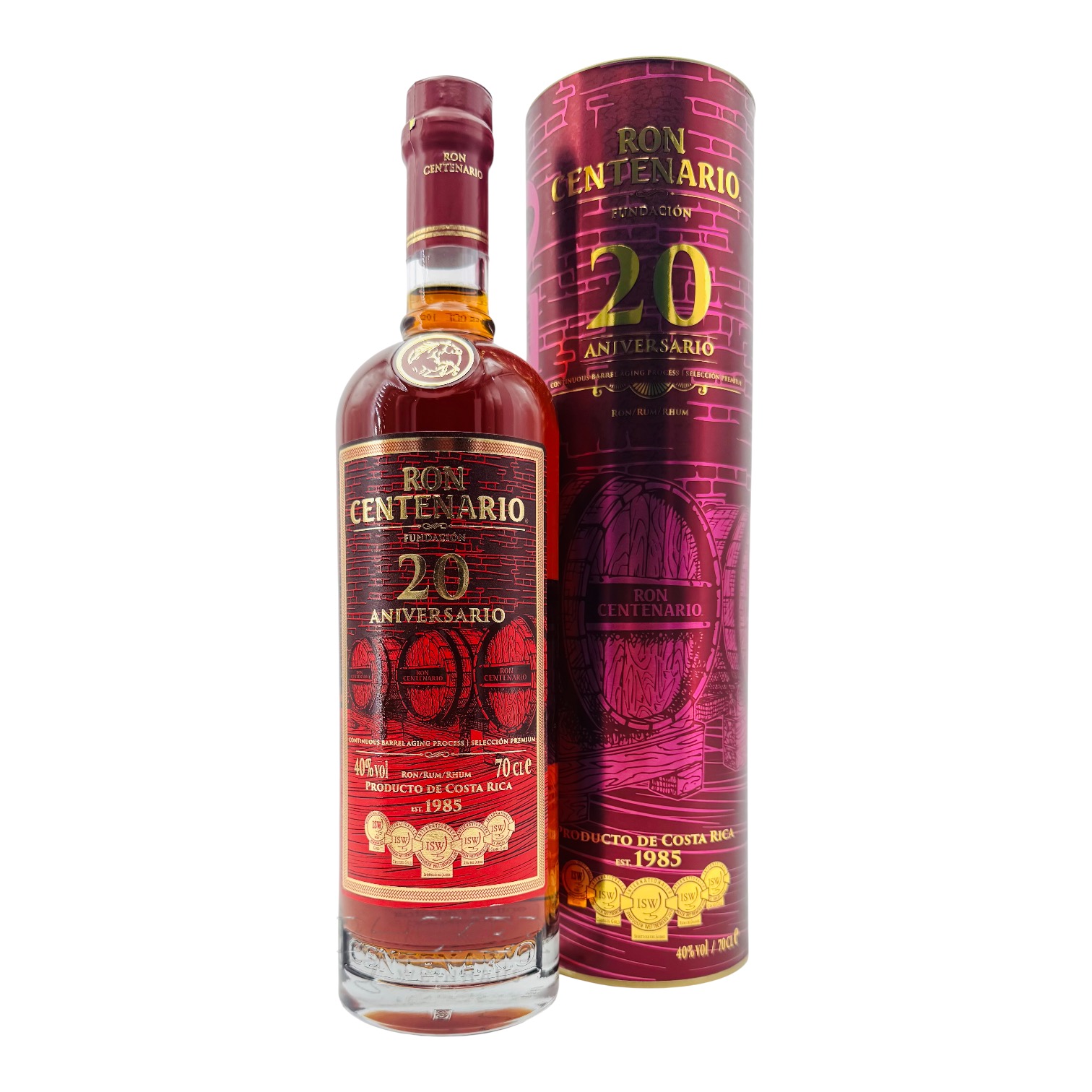 Ron Centenario 20 Years Aniversario 0,7 l 40% vol.