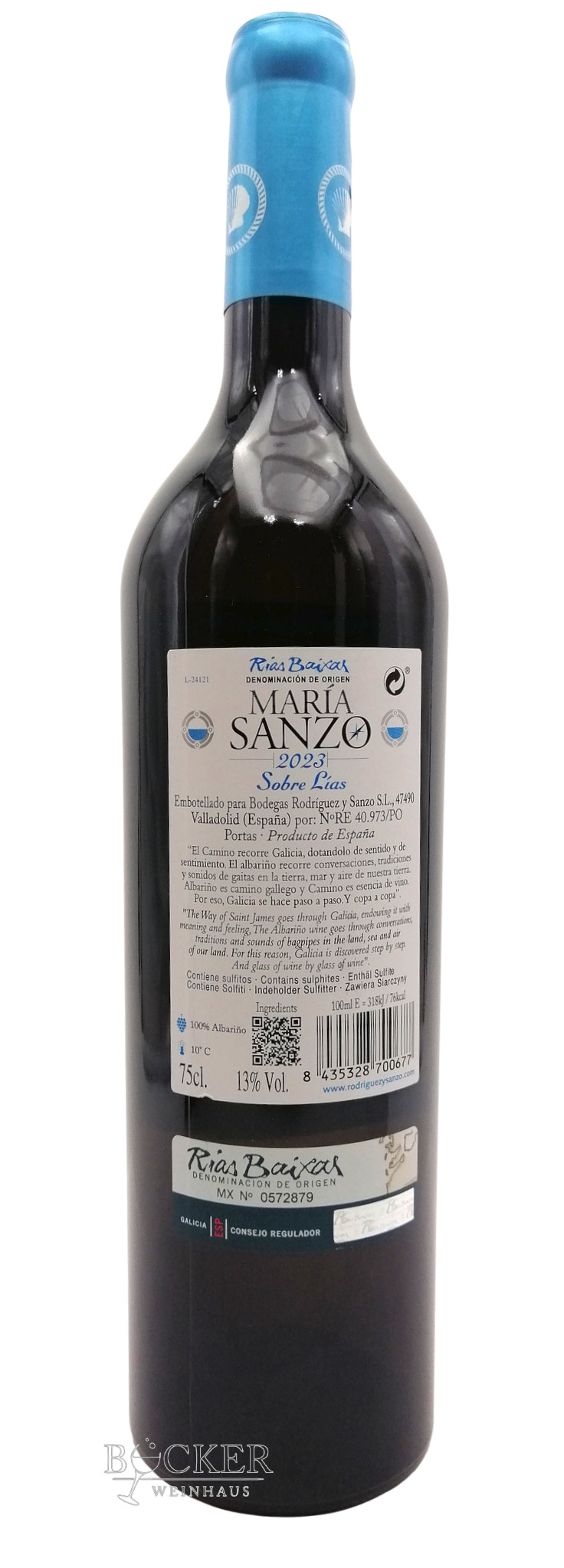 Maria Sanzo Albarino Rias Baixas 0,750 l