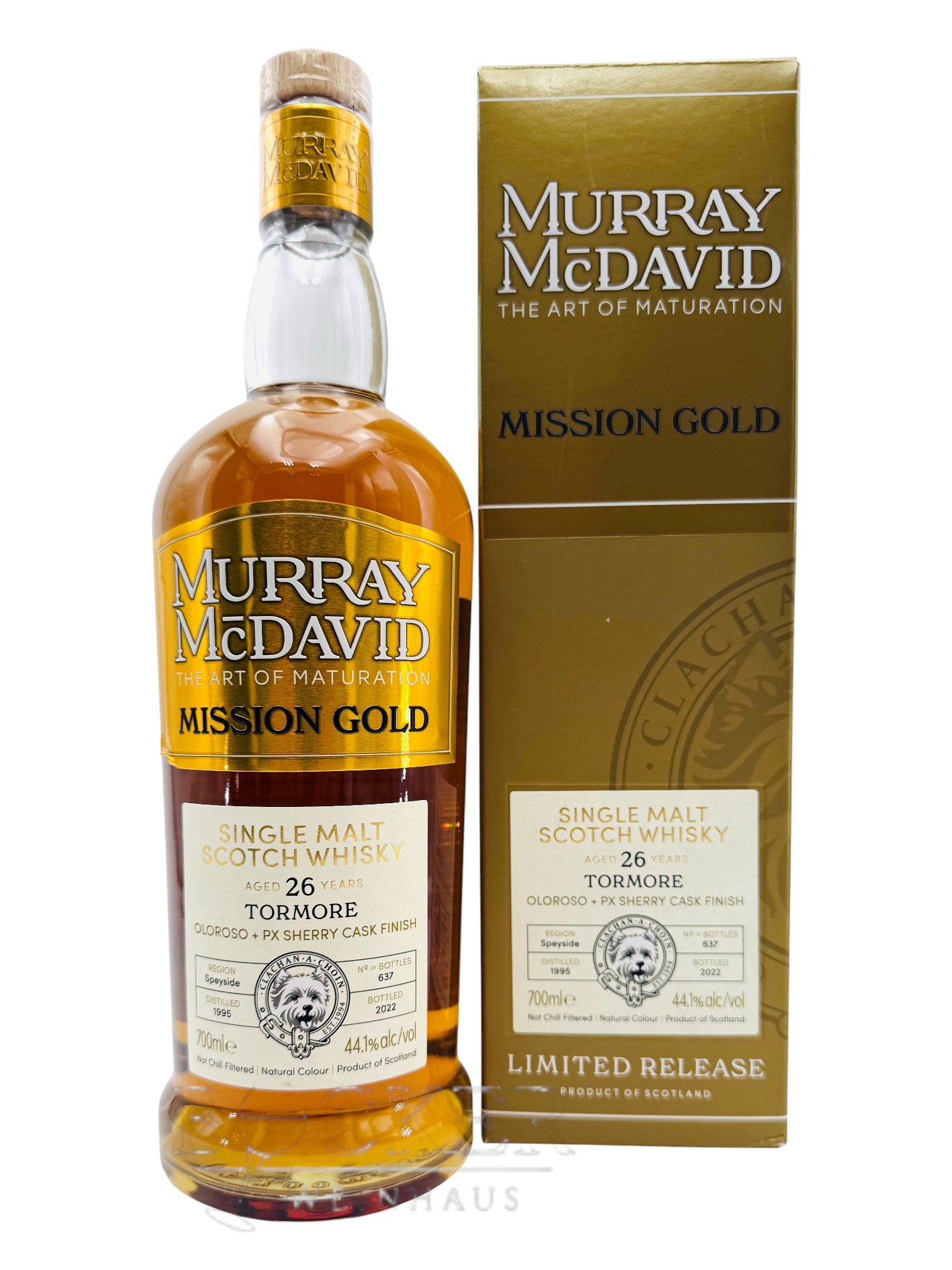 Tormore 26 years Murray McDavid Oloroso PX Sherry Cask Finish 44,1%vol. 0,70 l