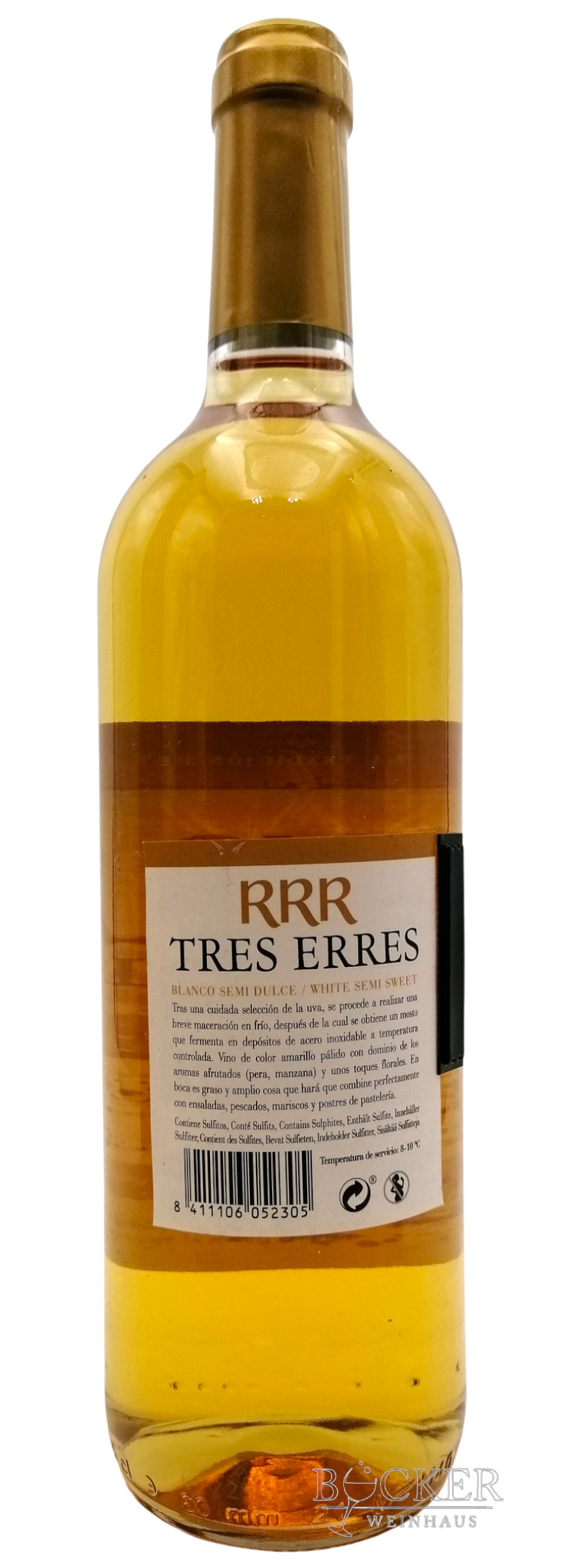 RRR Tres Erres Blanco Demi Dulce 0,750 l