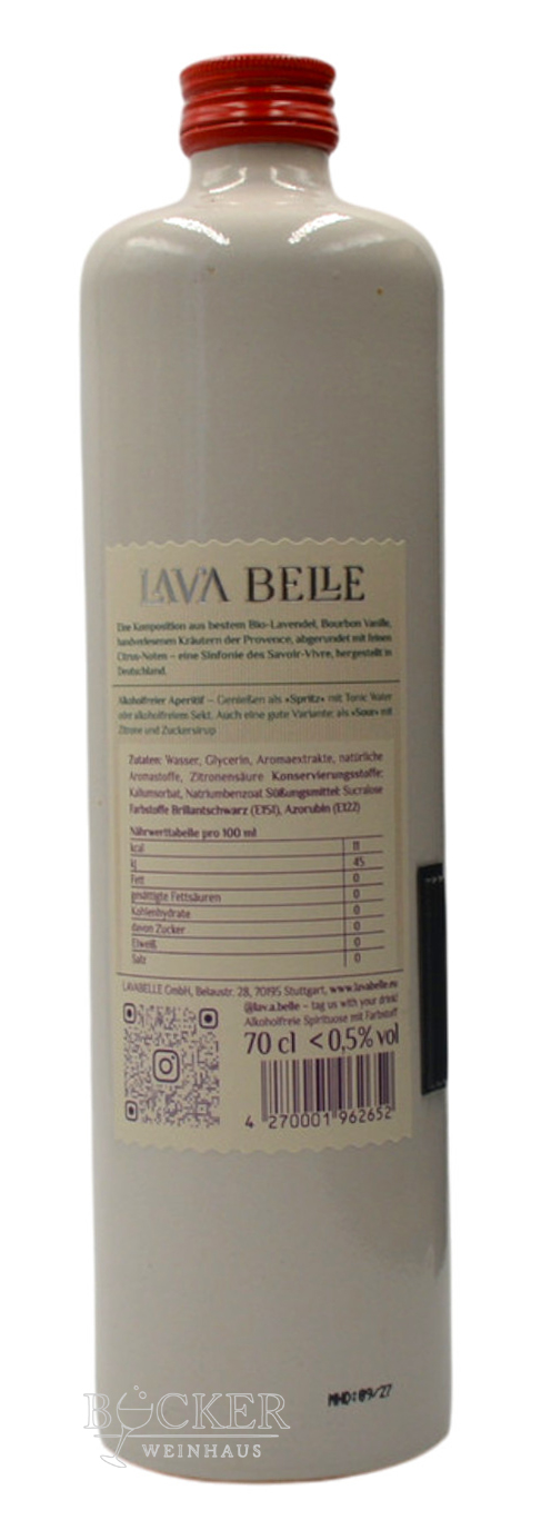 Lava Belle Esprit de Provence Aperitif ALKOHOLFREI 0,70 l