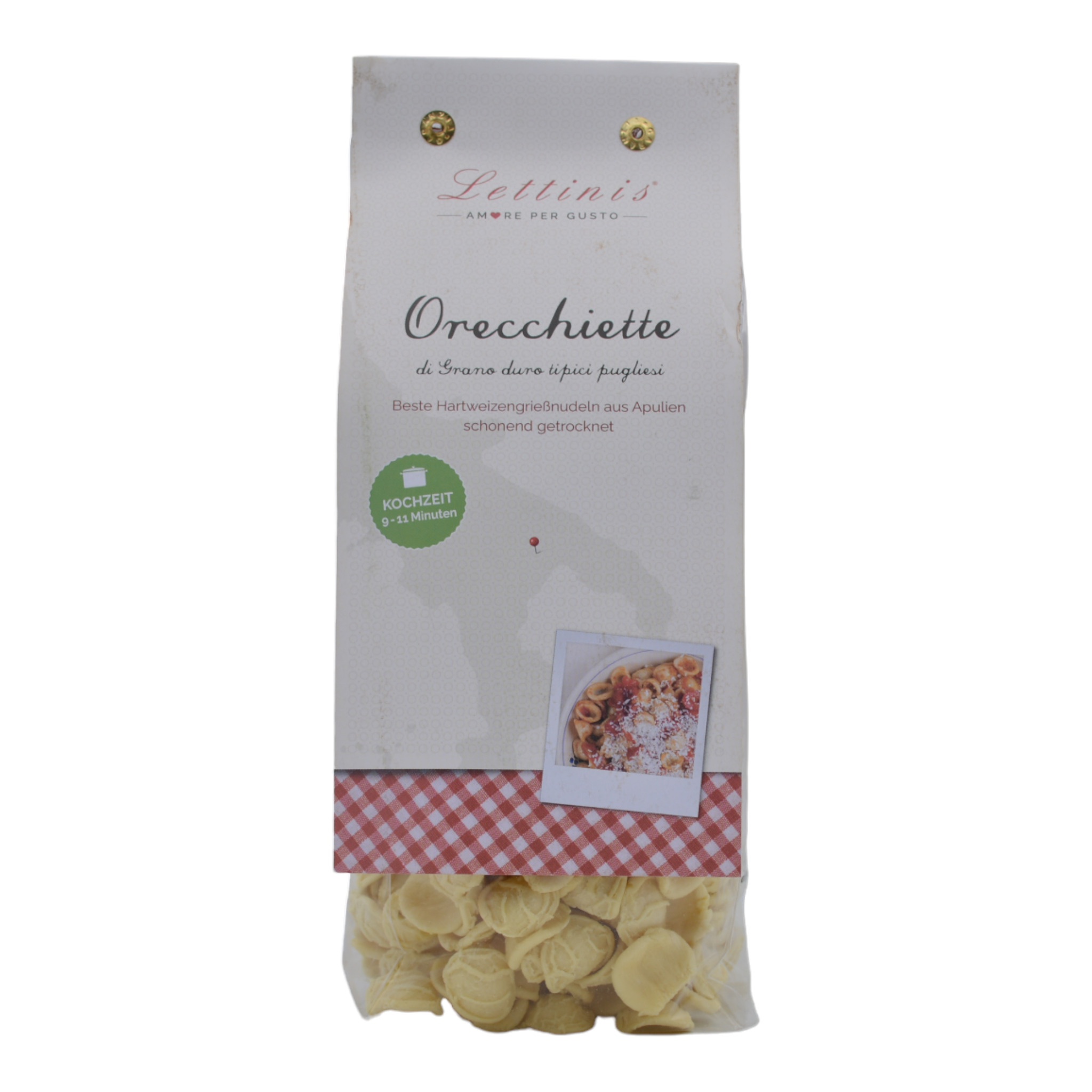 Lettinis Orecchiette Hartweizengrießnudeln aus Apulien