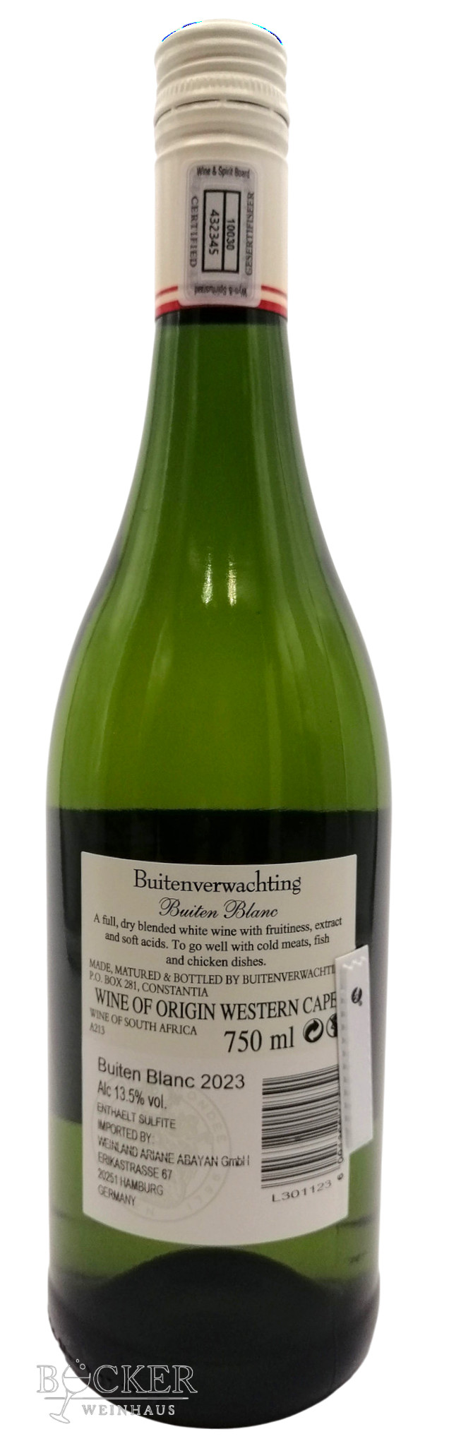 Buitenverwachting Buiten Blanc Südafrika 0,750 l