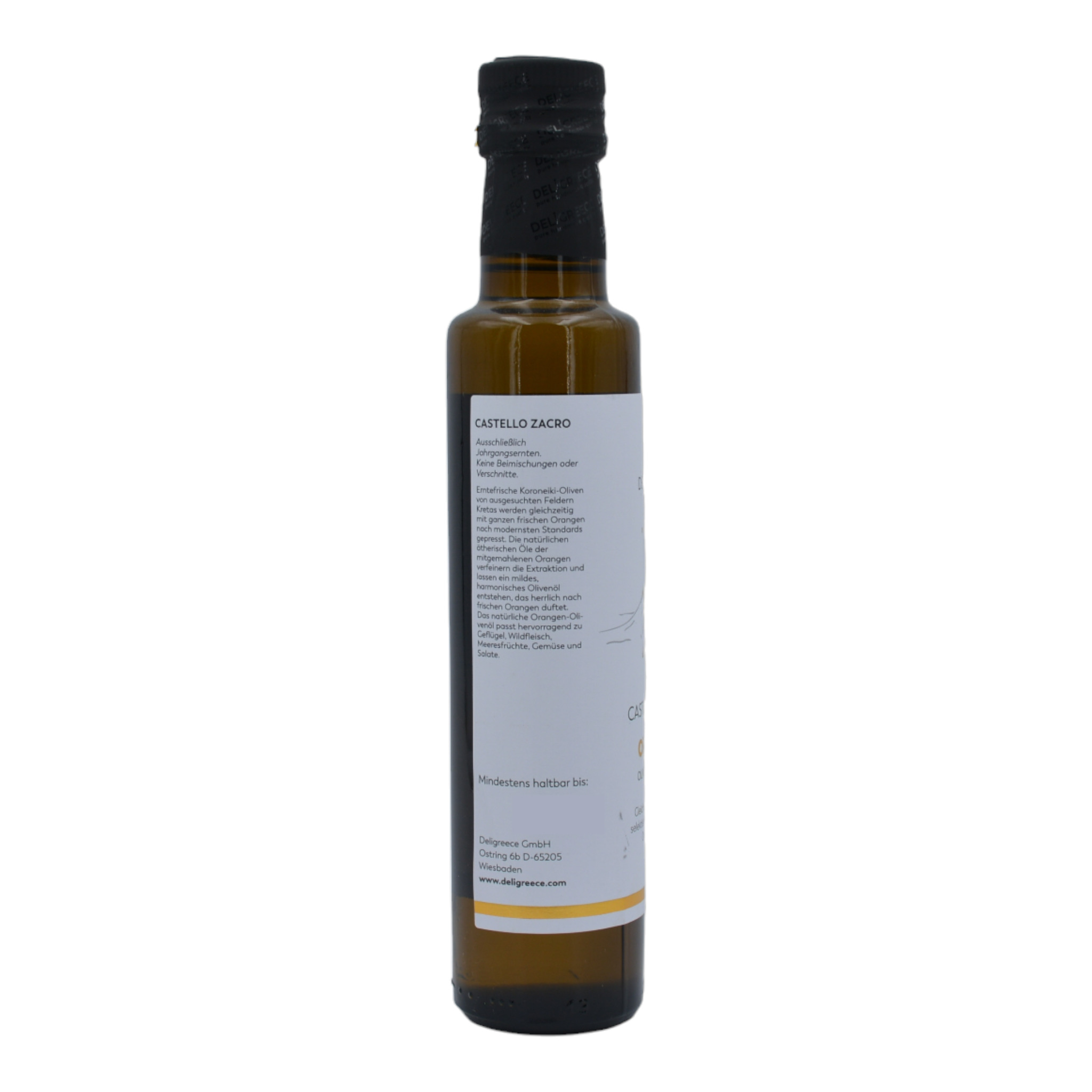 4260054321278Deligreece Castello Zacro Orangen Oliveöl aus Kreta s2
