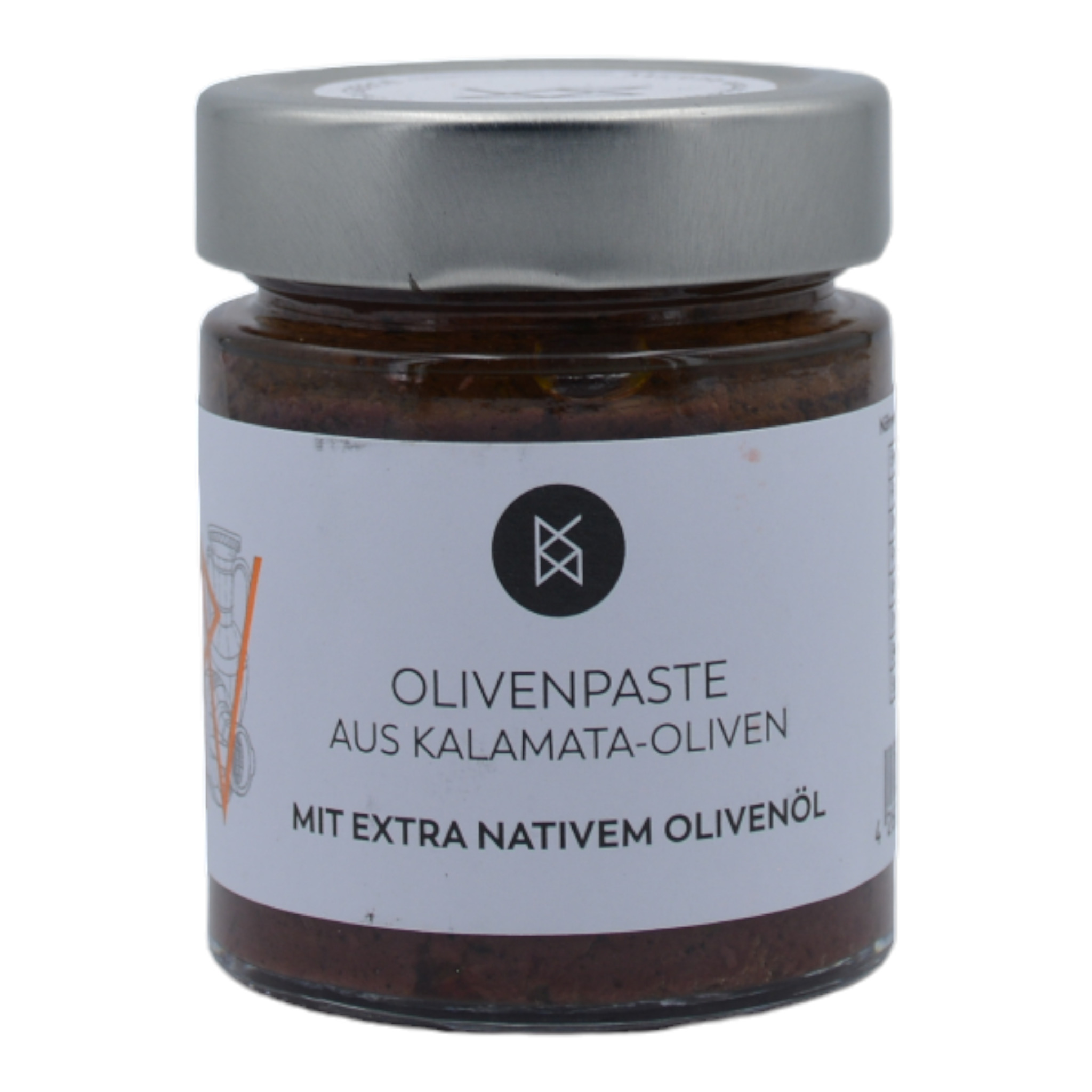 Deligreece Olivenpaste aus Kalamata Oliven mit Extra Nativem Olivenöl