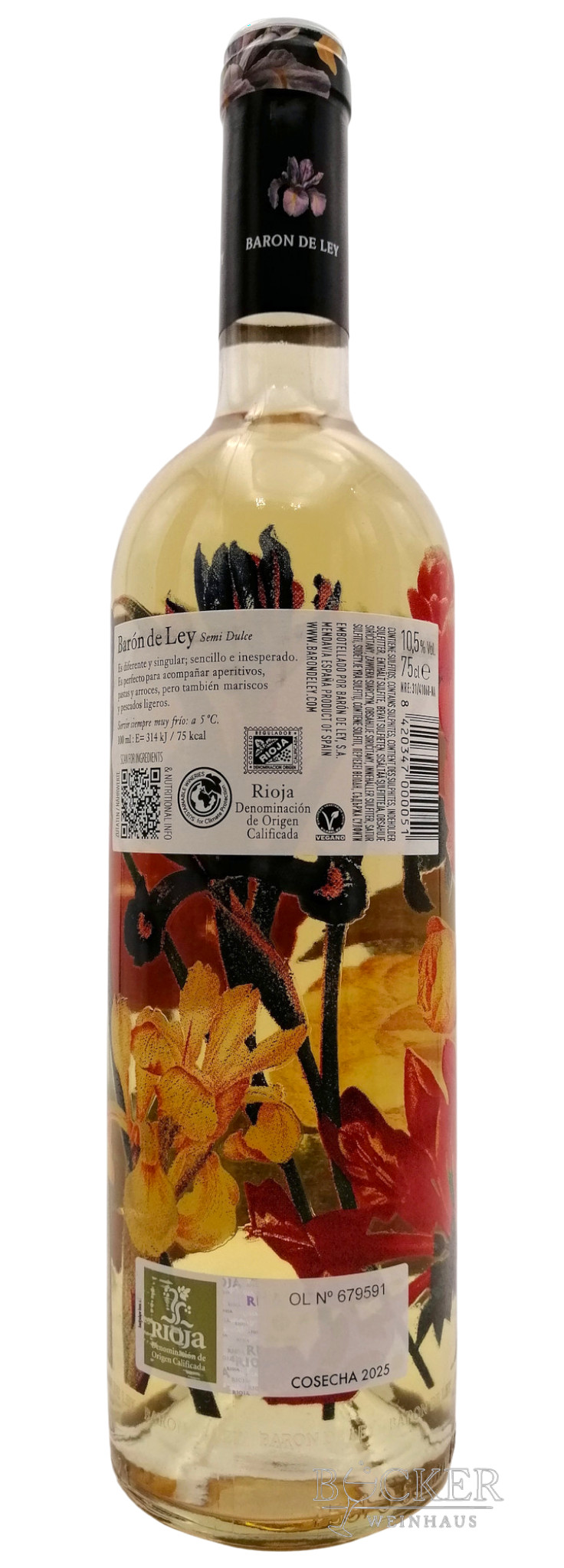 Baron de Ley - Blanco Semi Dulce Rioja