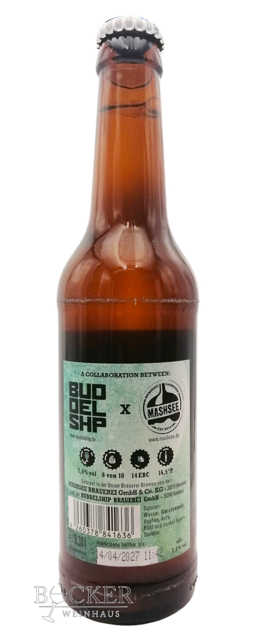 Buddelship × Maschsee - Moonshine Imperial Pils 0,33L