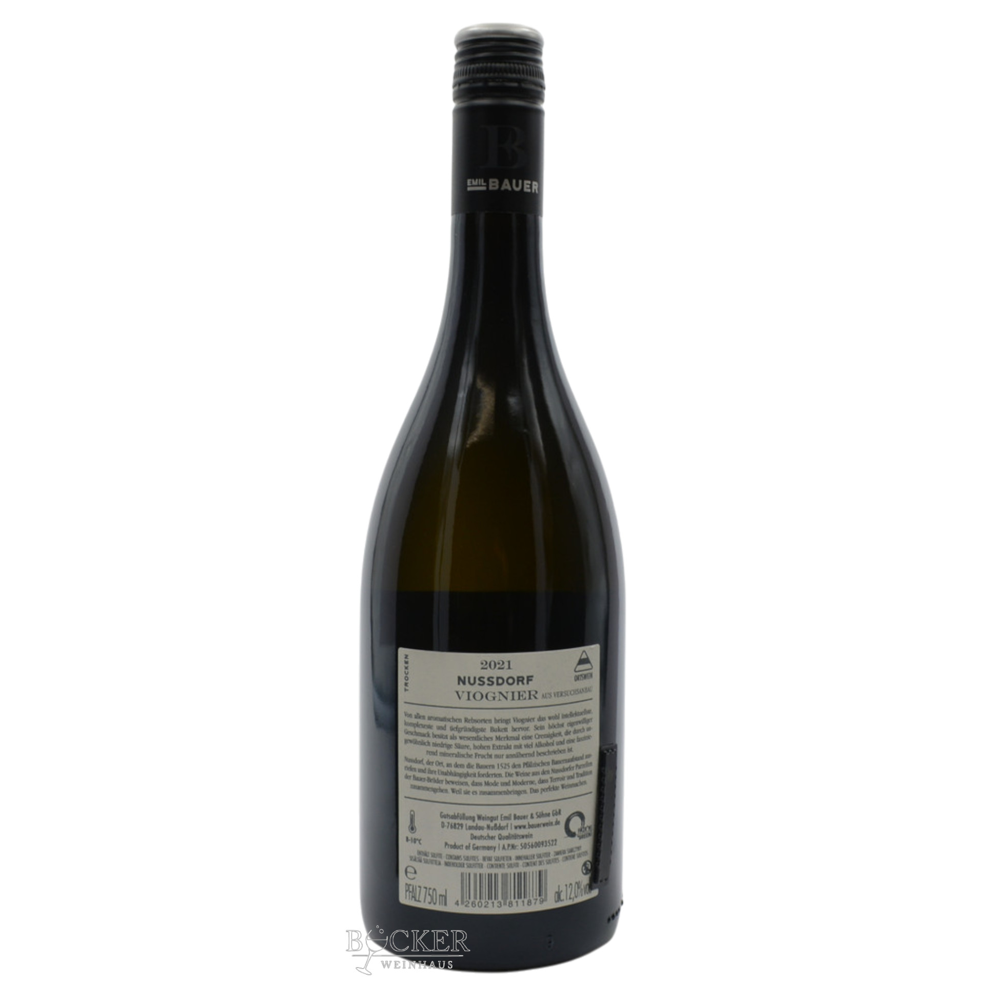 Emil Bauer Nussdorfer Viognier 2021 0,75 l