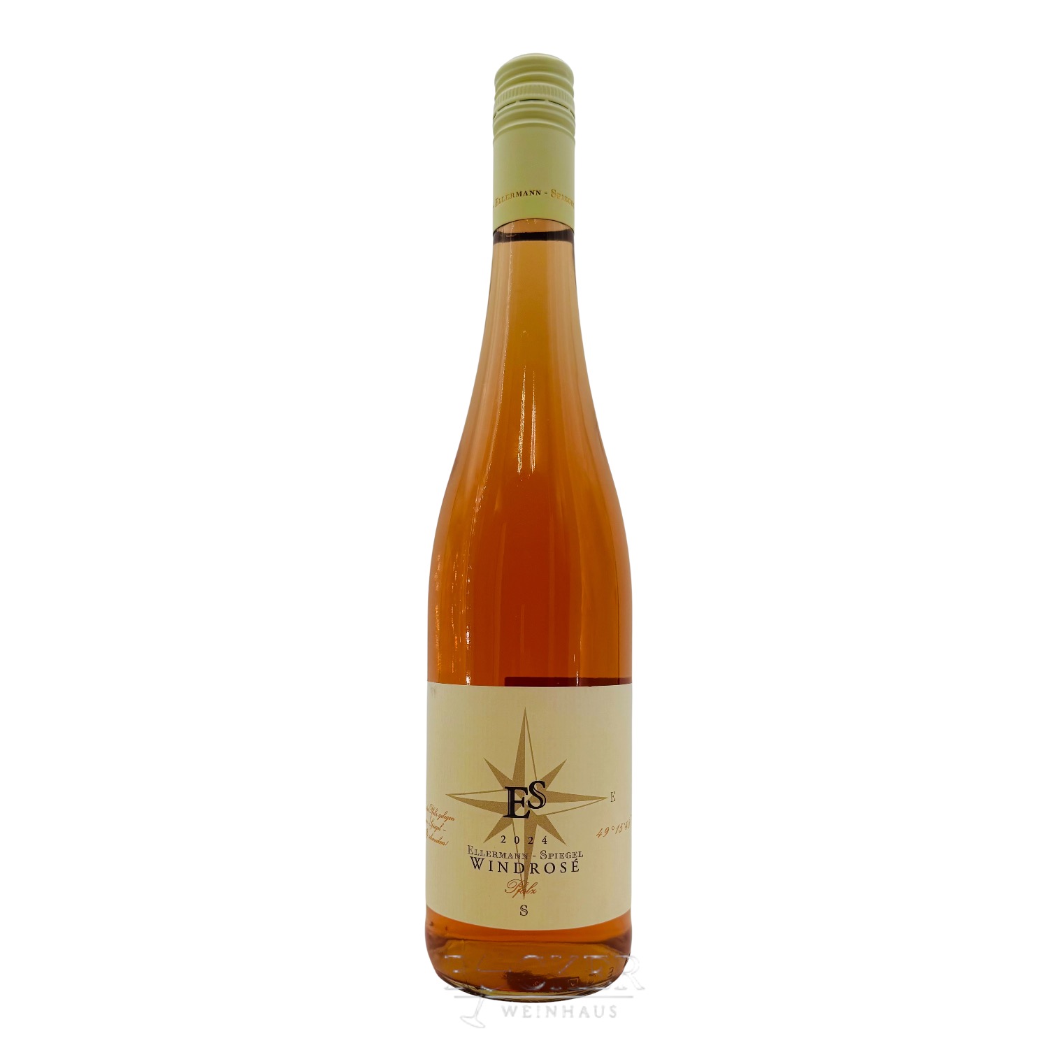 Ellermann Spiegel ES Windrose Rose 0,75 l 12,5% vol.