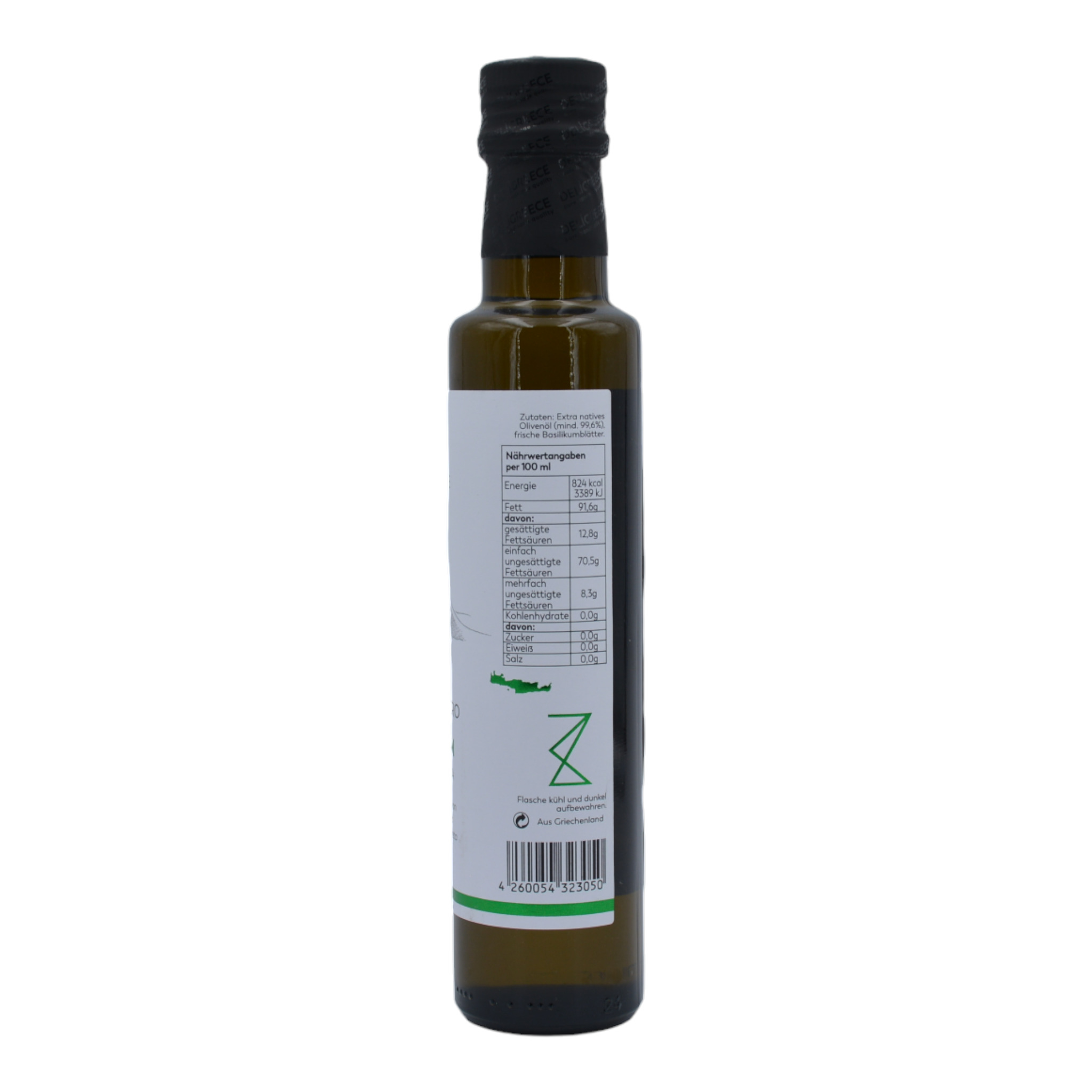 4260054323050Deligreece Castello Zacro Basilikum Oliveöl aus Kreta s1