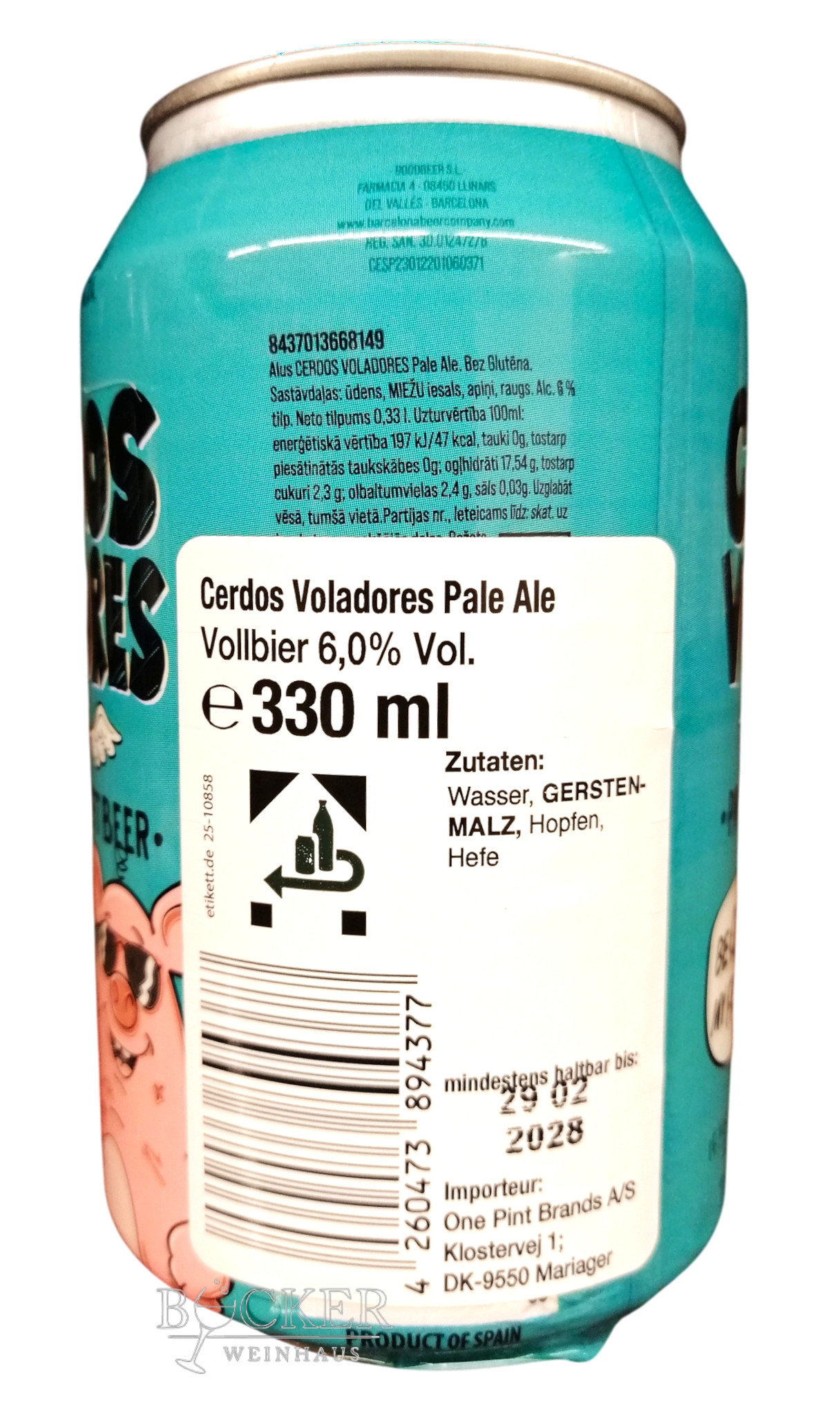 Barcelona - Cerdos Voladores Pale Ale 330ml