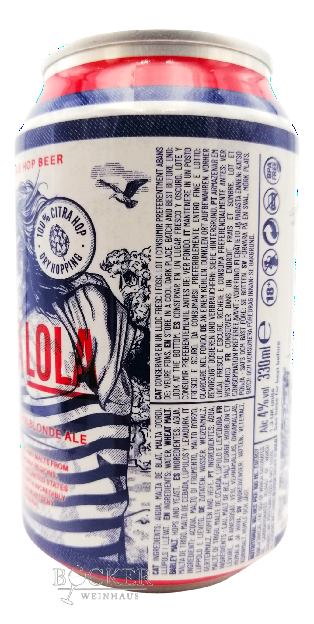Barcelona - La Bella Lola Mediterranean Blond Ale 330ml