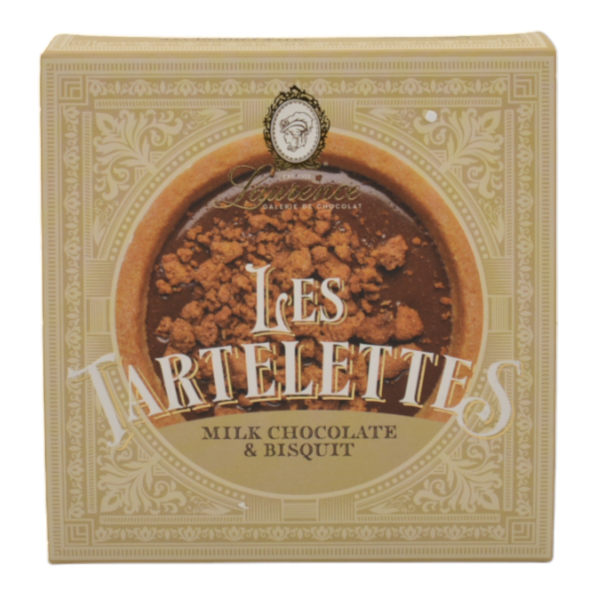 Laurence Chocolate Les Tartelettes Milk Chocolate en Bisquit