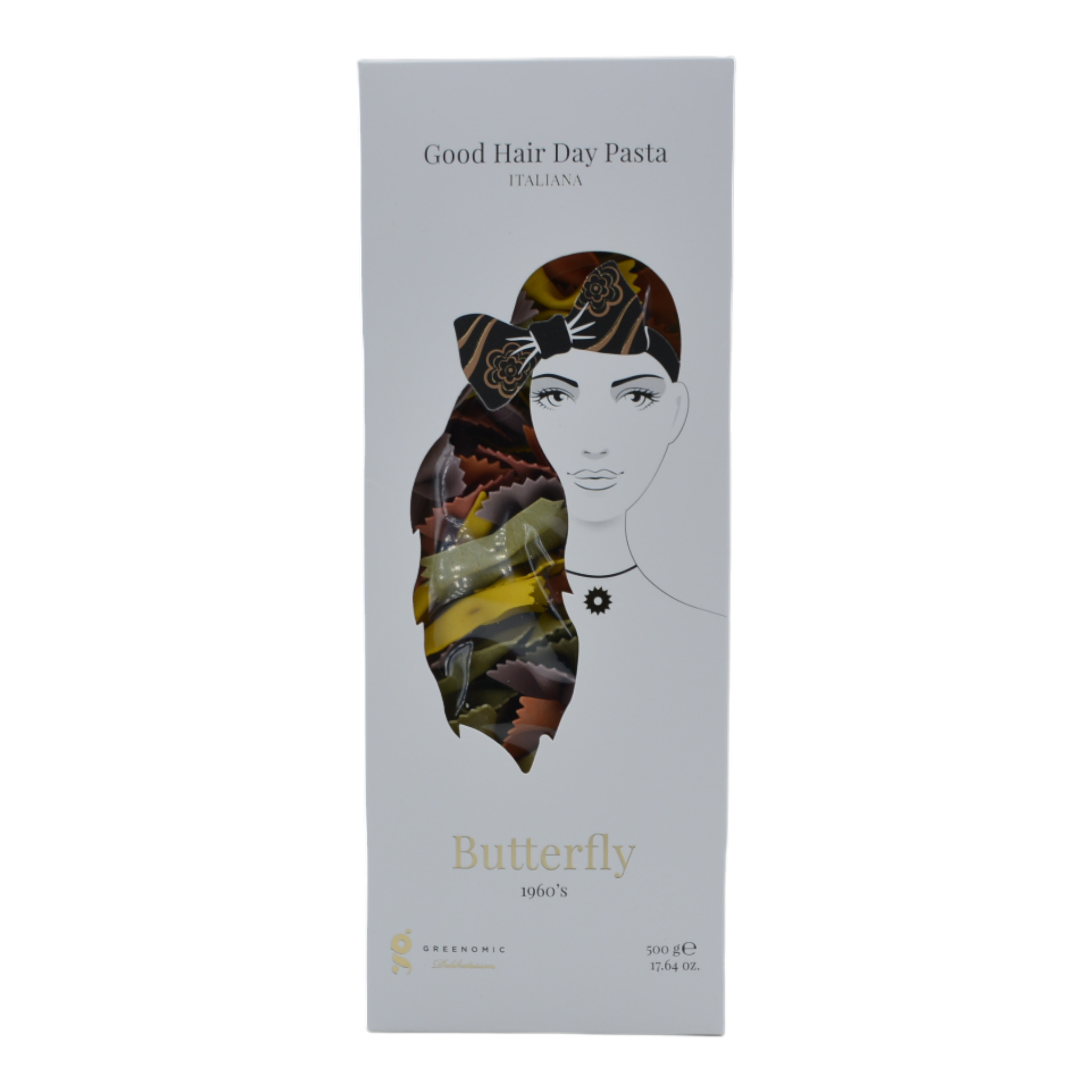 4260328815663 - Greenomic Delikatessen Good Hair Day Pasta Butterfly 1960s f