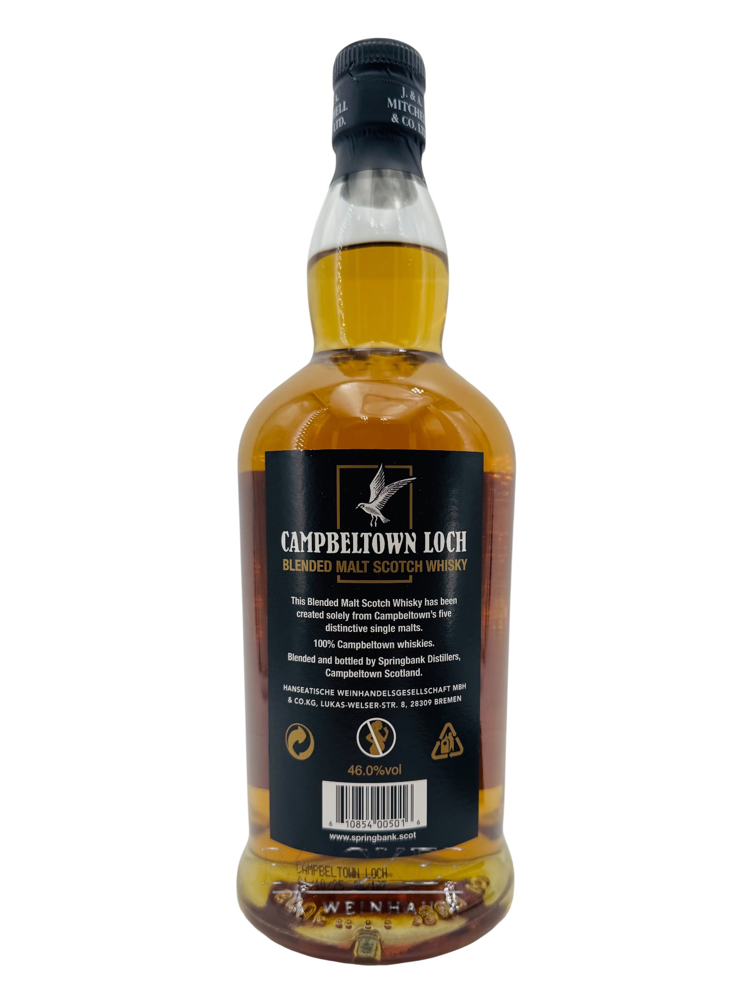 Campbeltown Loch Blended Malt Scotch Whisky 46% vol. 0,70 l