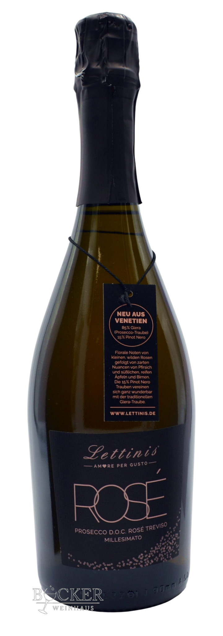 Asolani - Lettinis Prosecco Rosé  Treviso Millesimato Brut