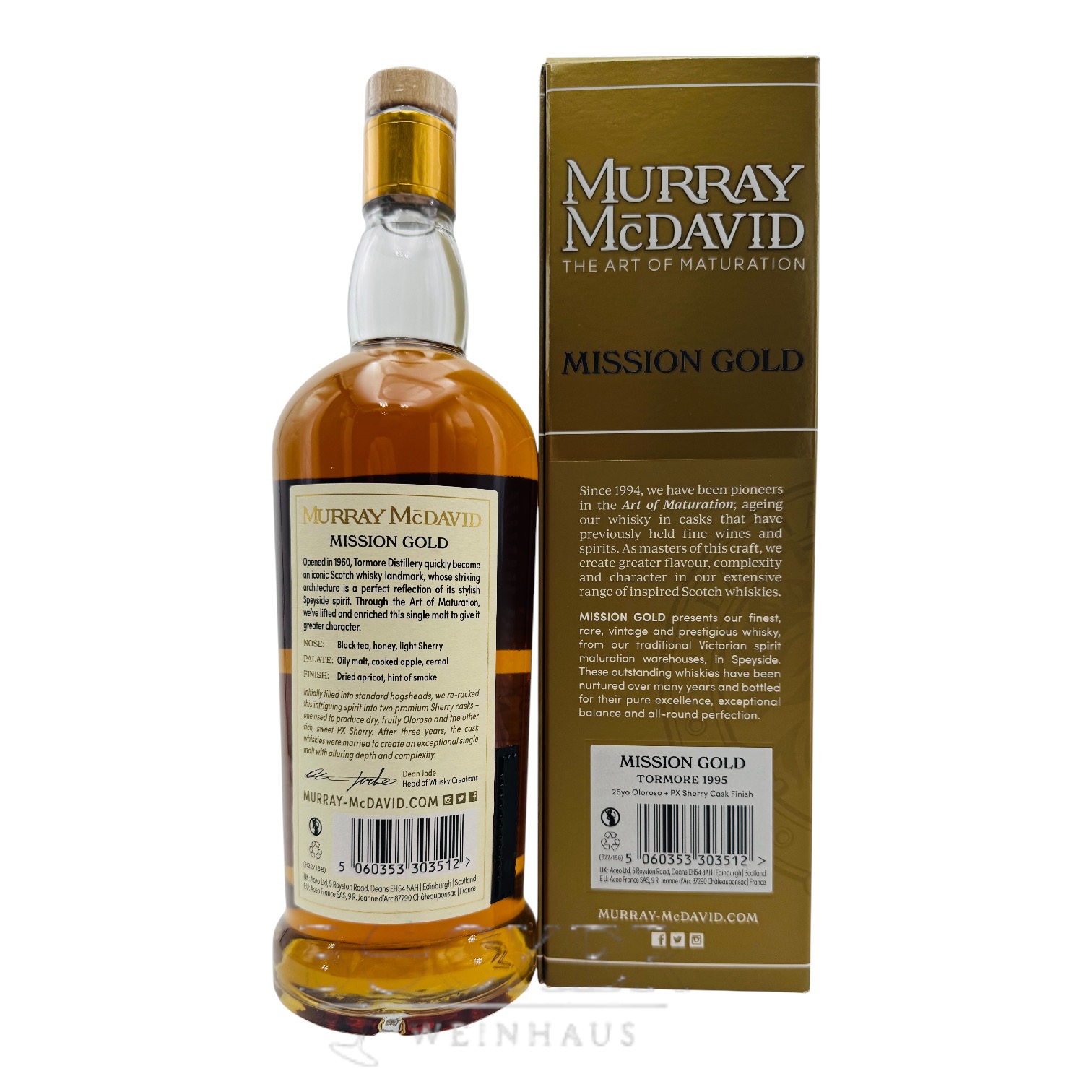 Tormore 26 years Murray McDavid Oloroso PX Sherry Cask Finish 44,1%vol. 0,70 l