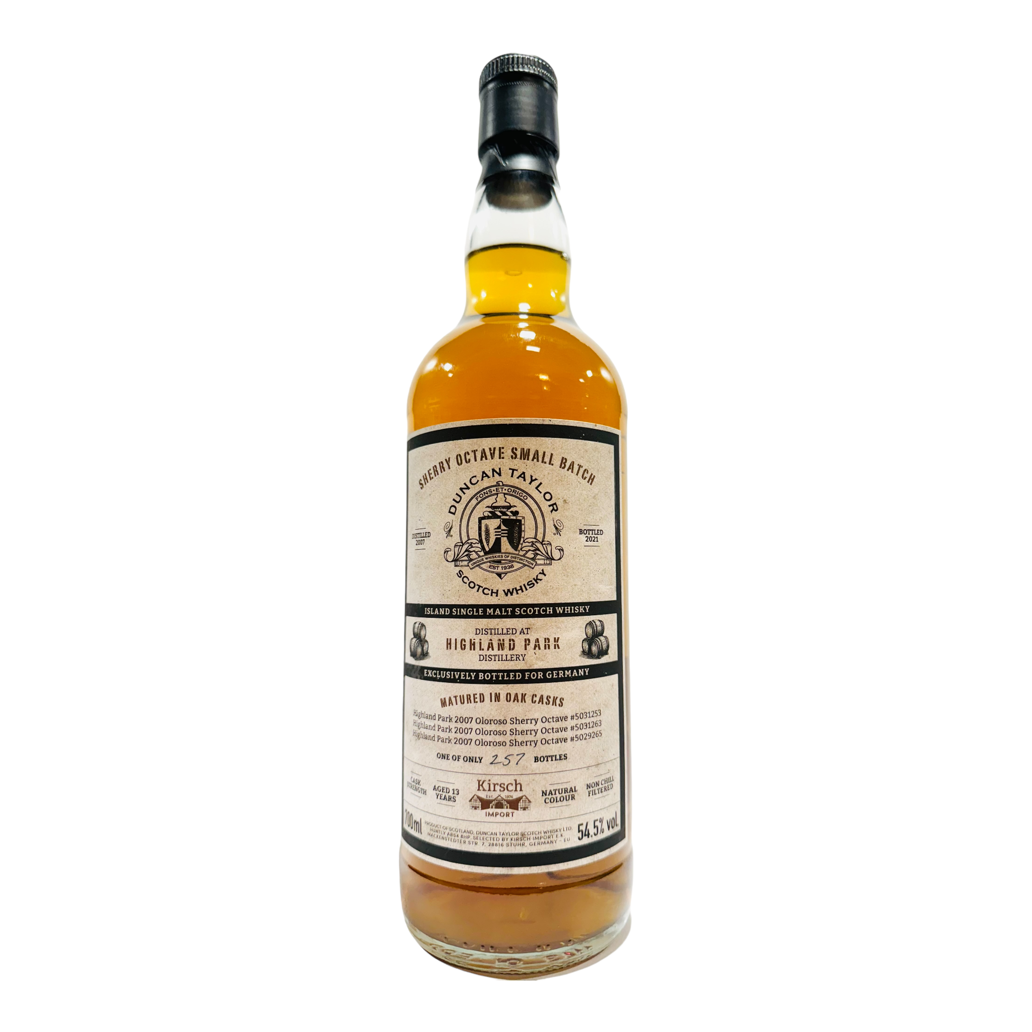 Highland Park 2007 (2021) Duncan Taylor Sherry Octave Small Batch 54,5%vol. 0,70 l