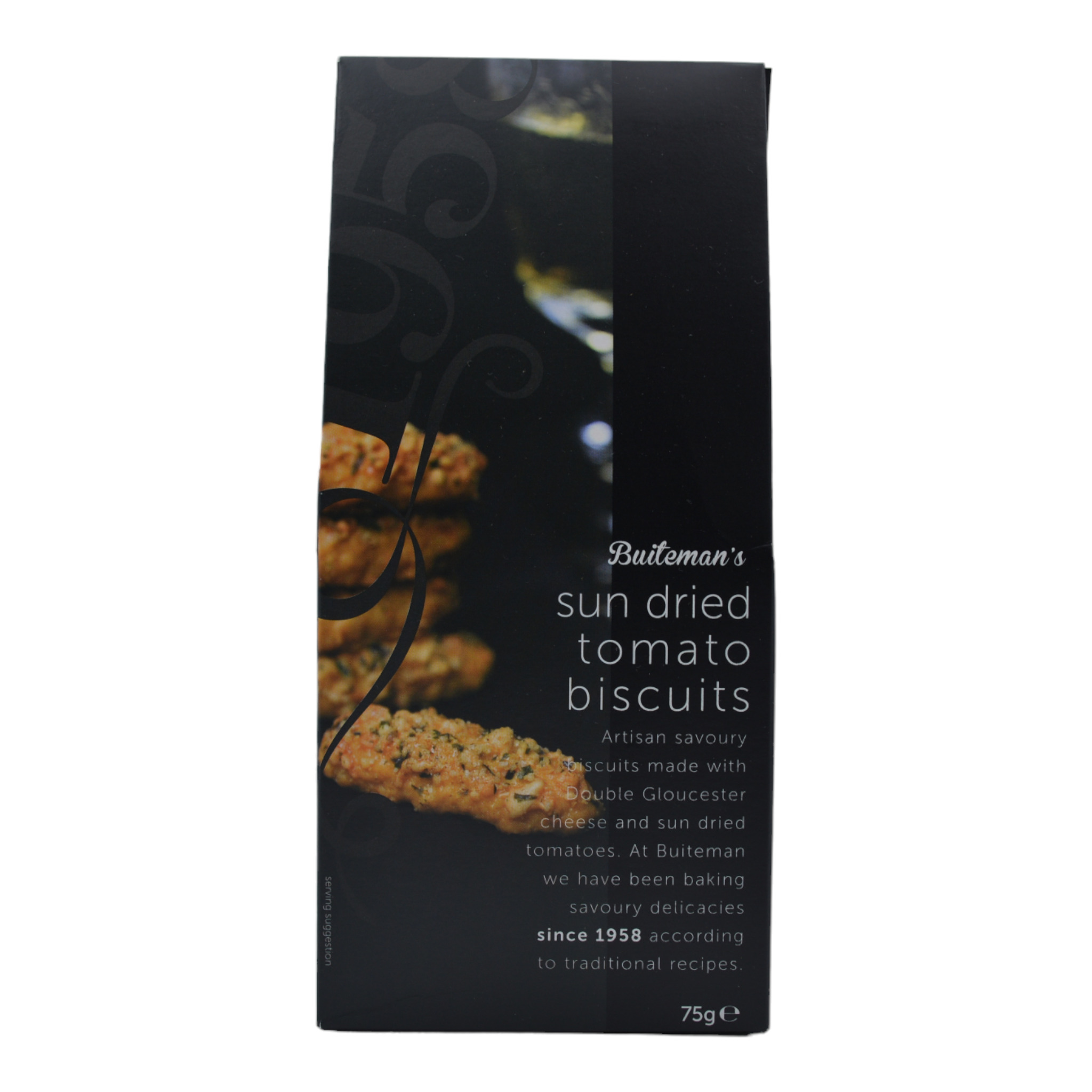 - Buitemans sun dried tomato biscuits f