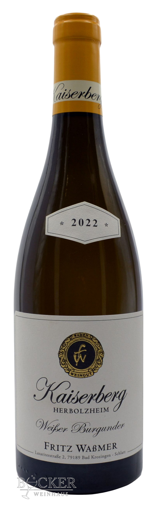 Fritz Waßmer -  Weißer Burgunder Herbolzheim Kaiserberg