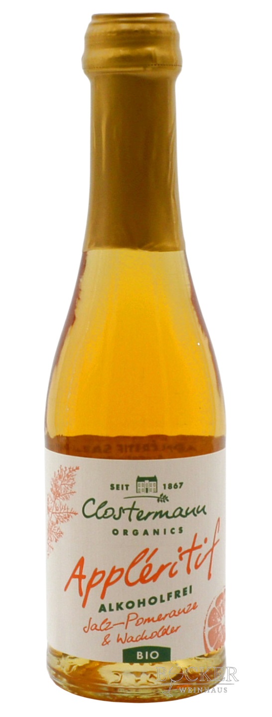 Clostermann Alkoholfrei Appleritif Salz-Pomerauze & Wacholder 0,20 l