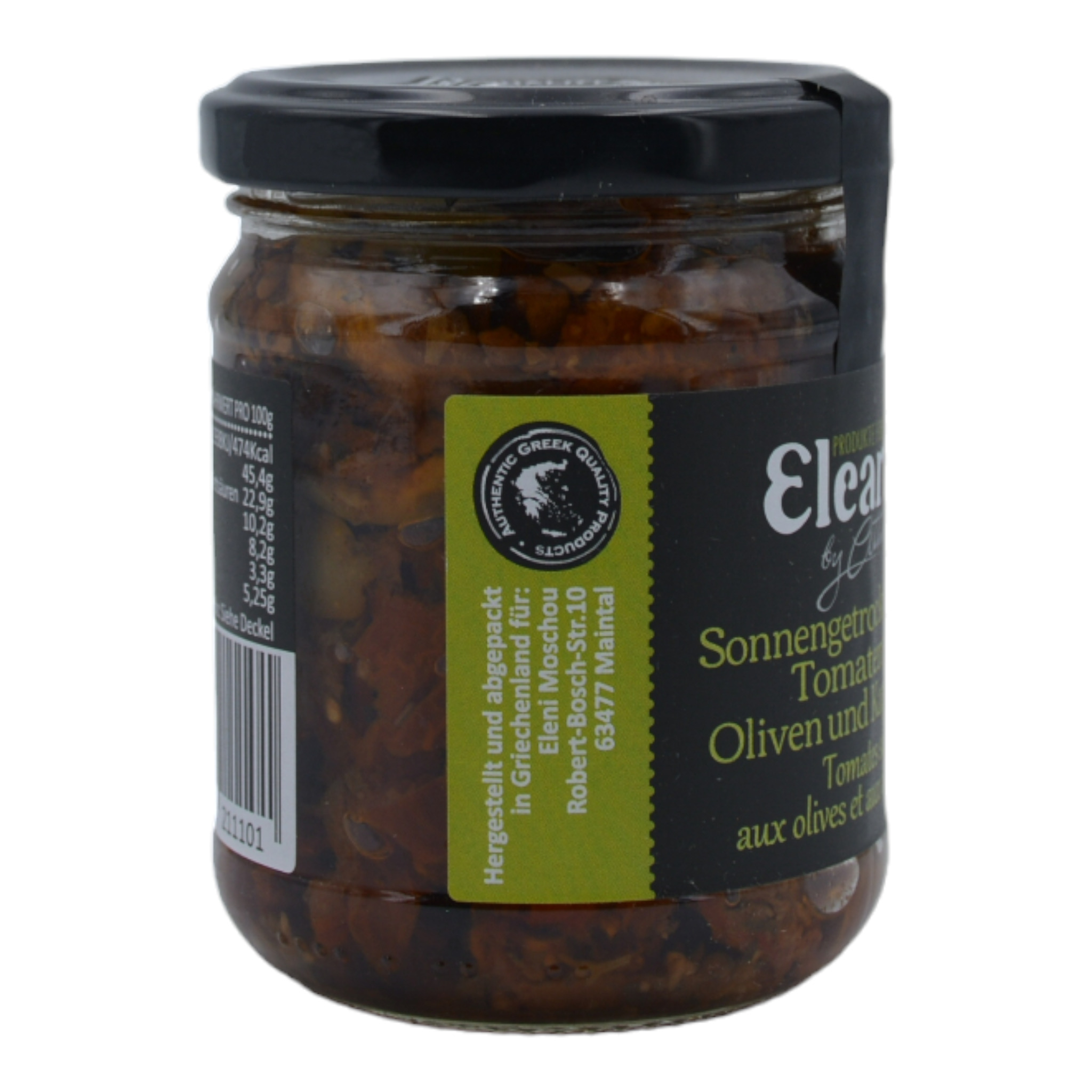 Elearte Sonnengetrocknete Tomaten mit Oliven und Kapern